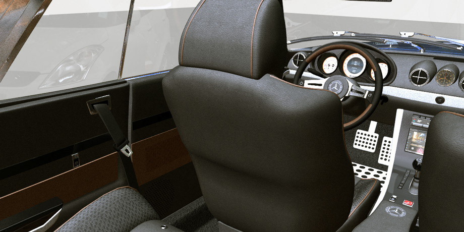 1980 Mercedes 450SLC - Restomod by Chris Warner Design