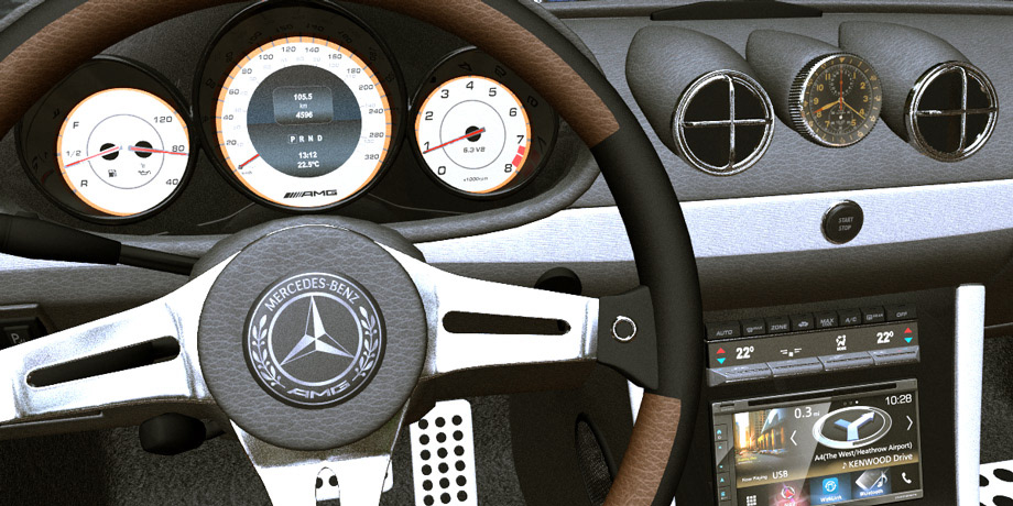 1980 Mercedes 450SLC - Restomod by Chris Warner Design