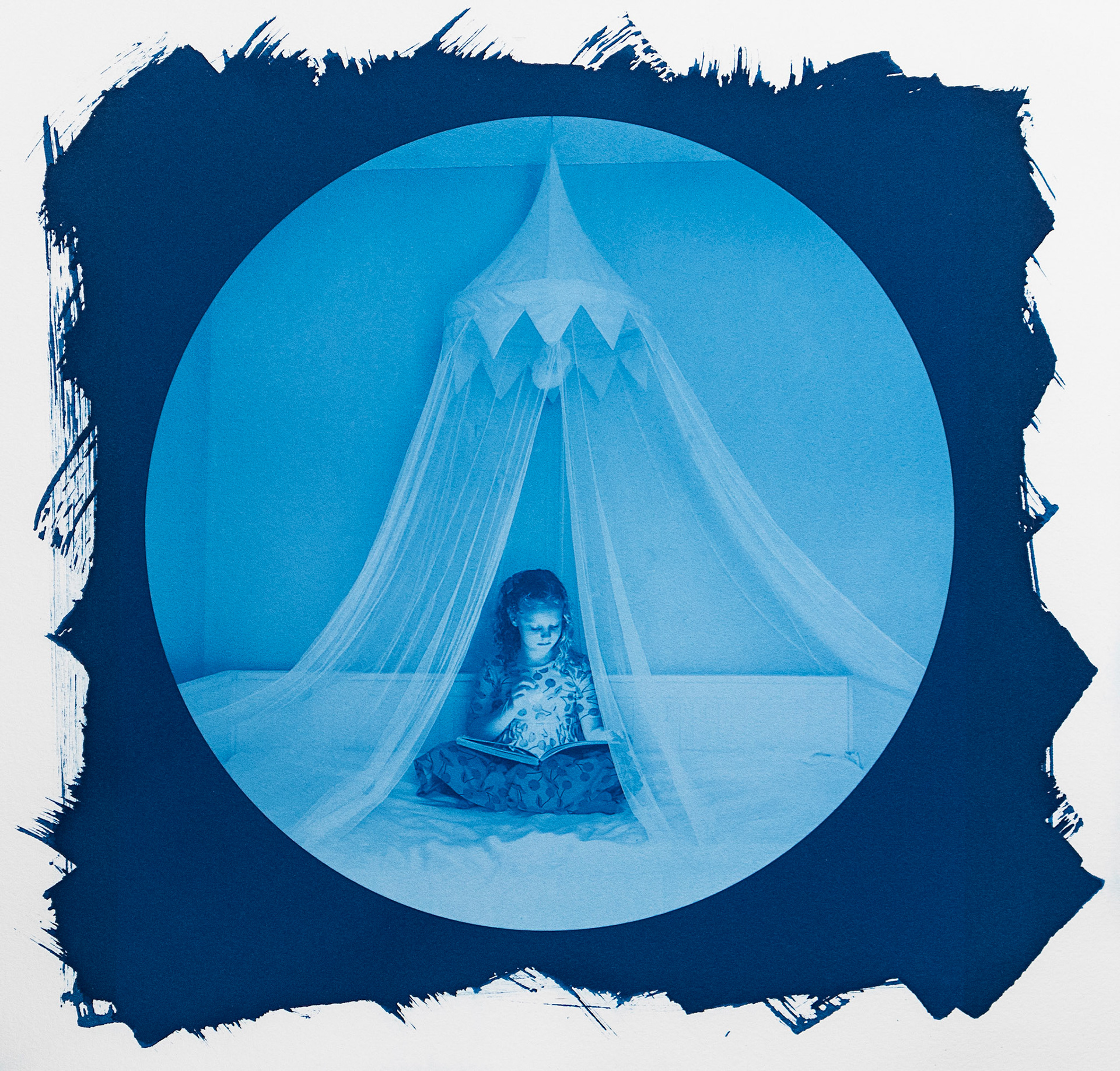 Illuminar (For World Cyanotype Day 2023). Cyanotype.