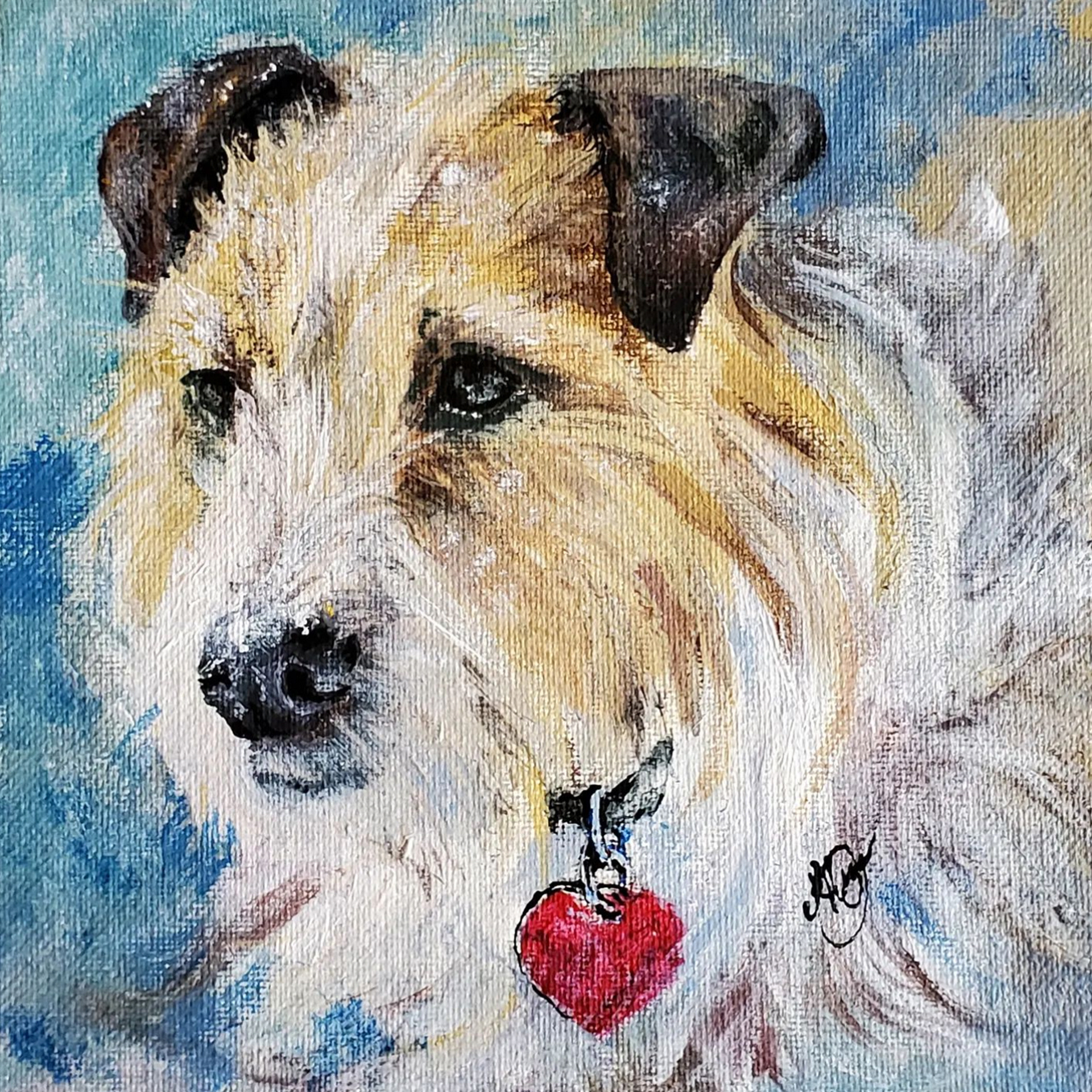 She's a Dandy Girl: Acrylic on Canvas 2021