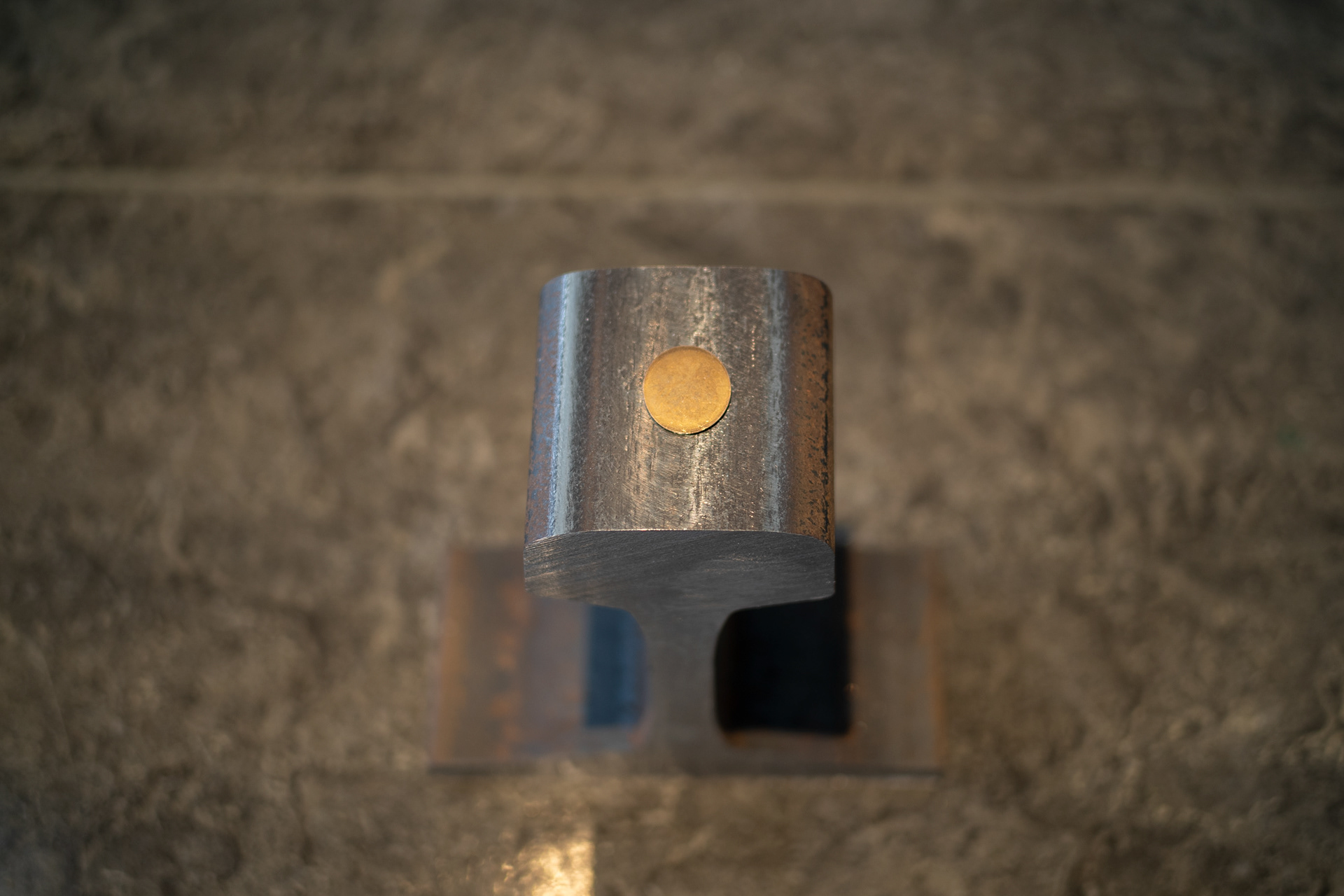 A detail of the work by Pavel Rotts