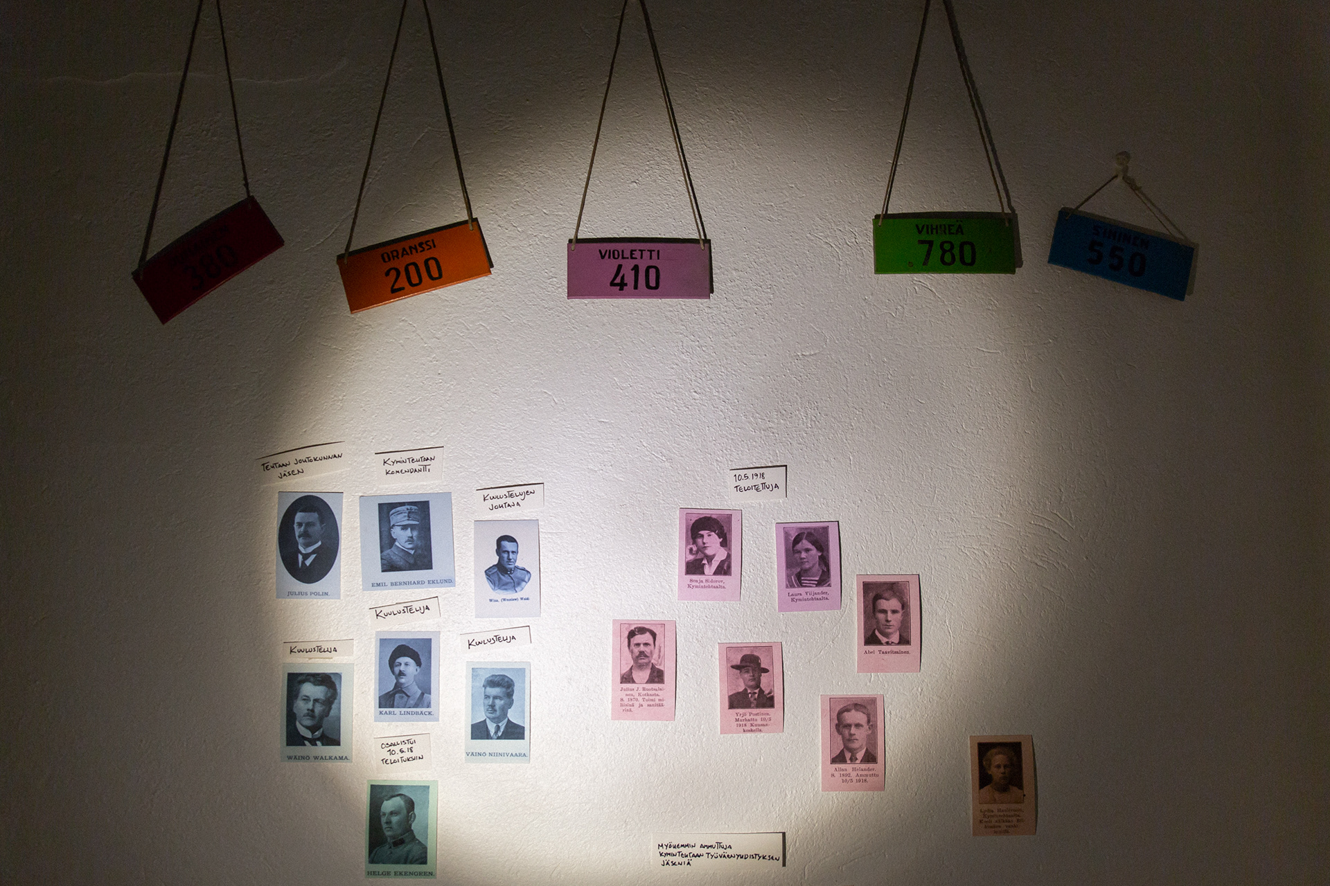 A detail of the exhibition: "My Name Is Laura