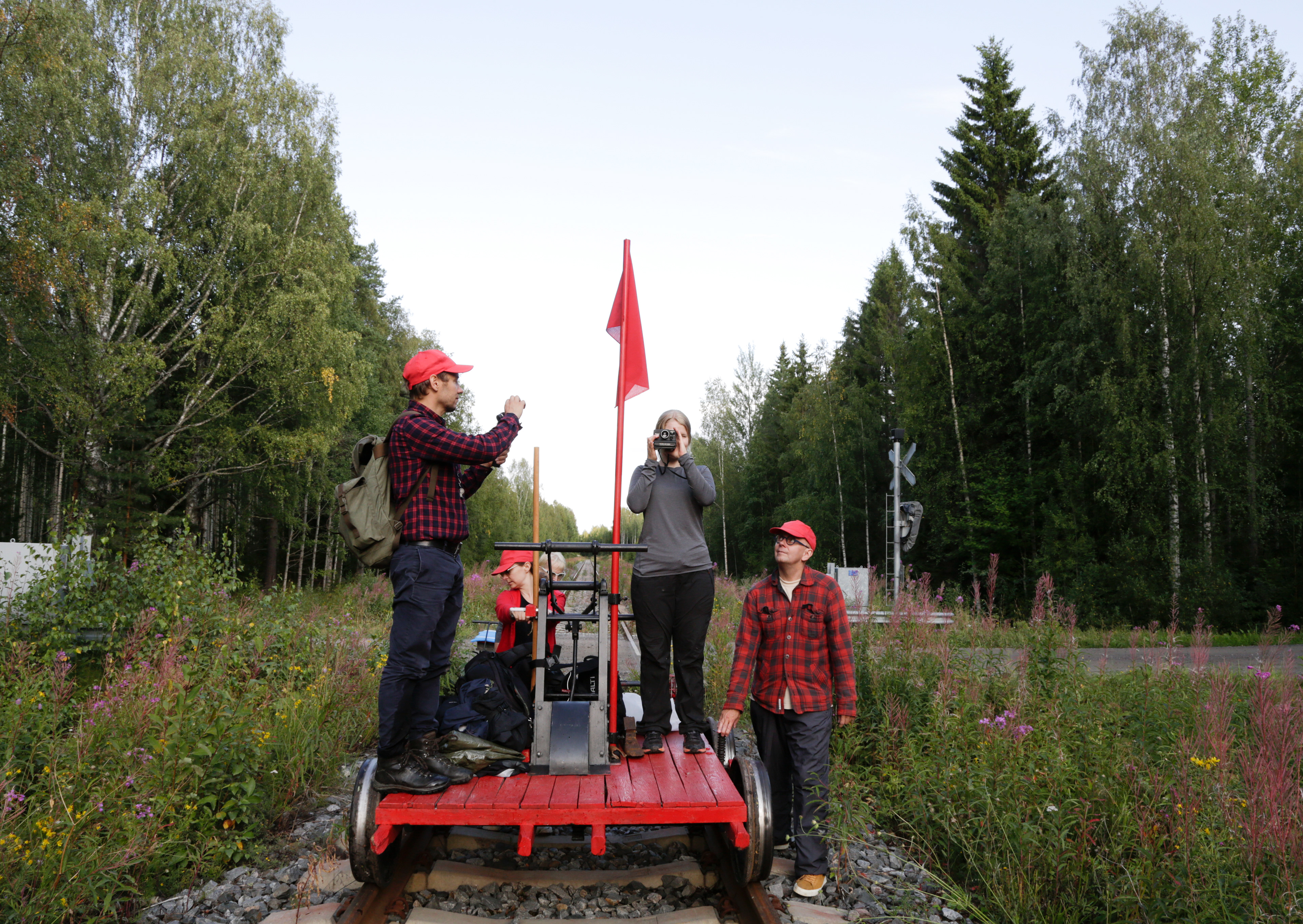The exercise called: "panoramic view", Draizine performance, Savonlinna-Rantasalmi (2019)