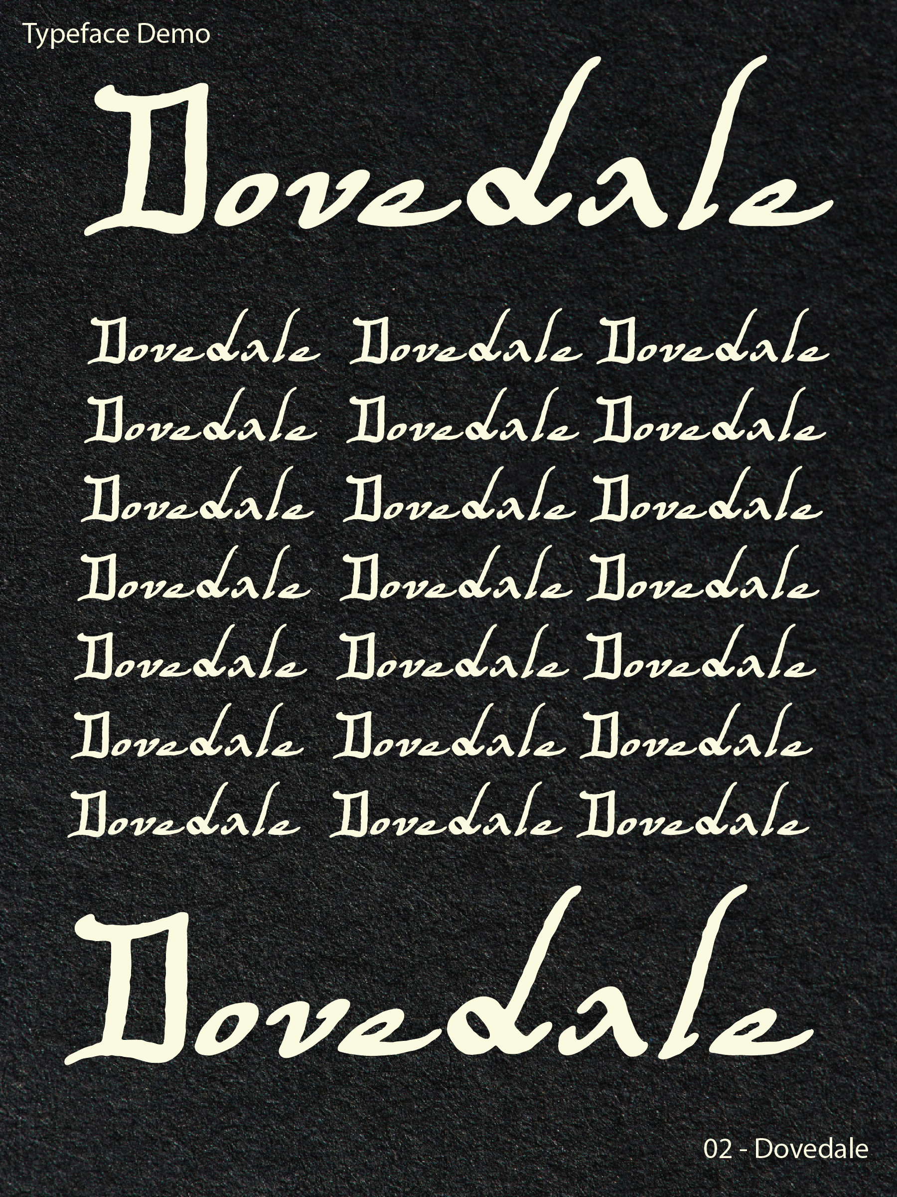 Dovedale Typeface