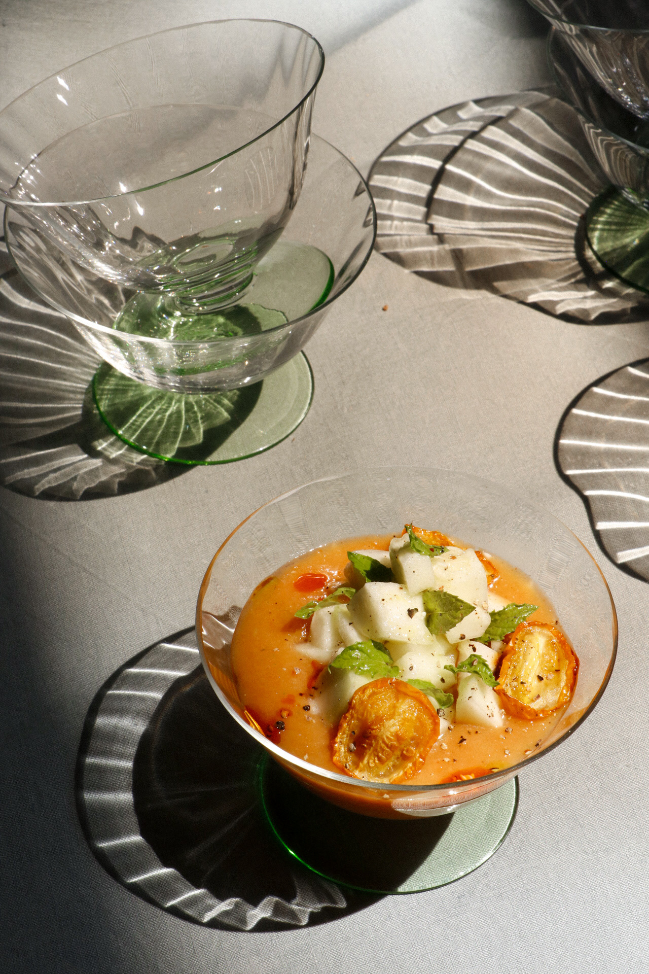 Peach Gazpacho