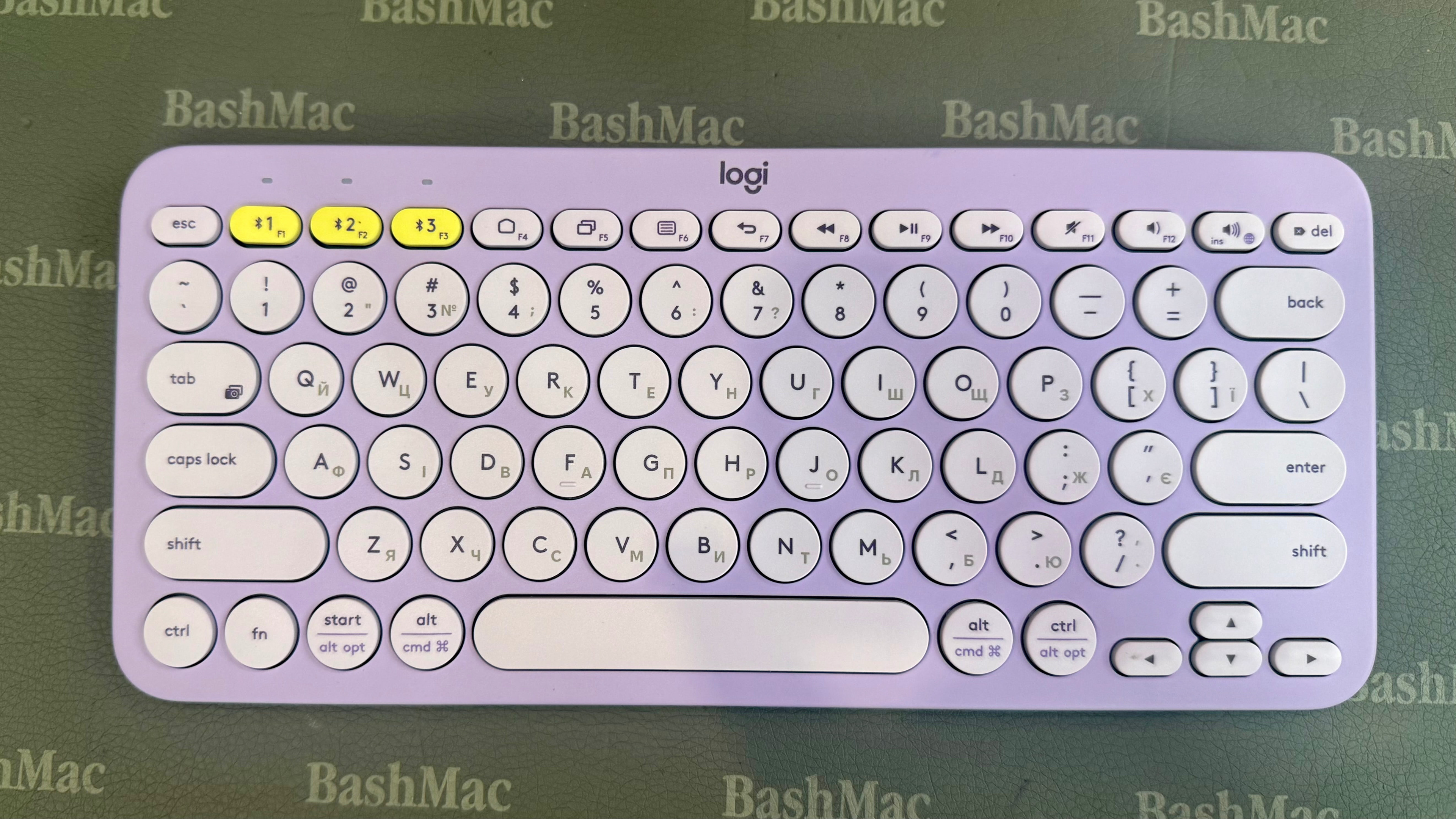 Лазерне гравіювання на клавіатурі Logi K380 