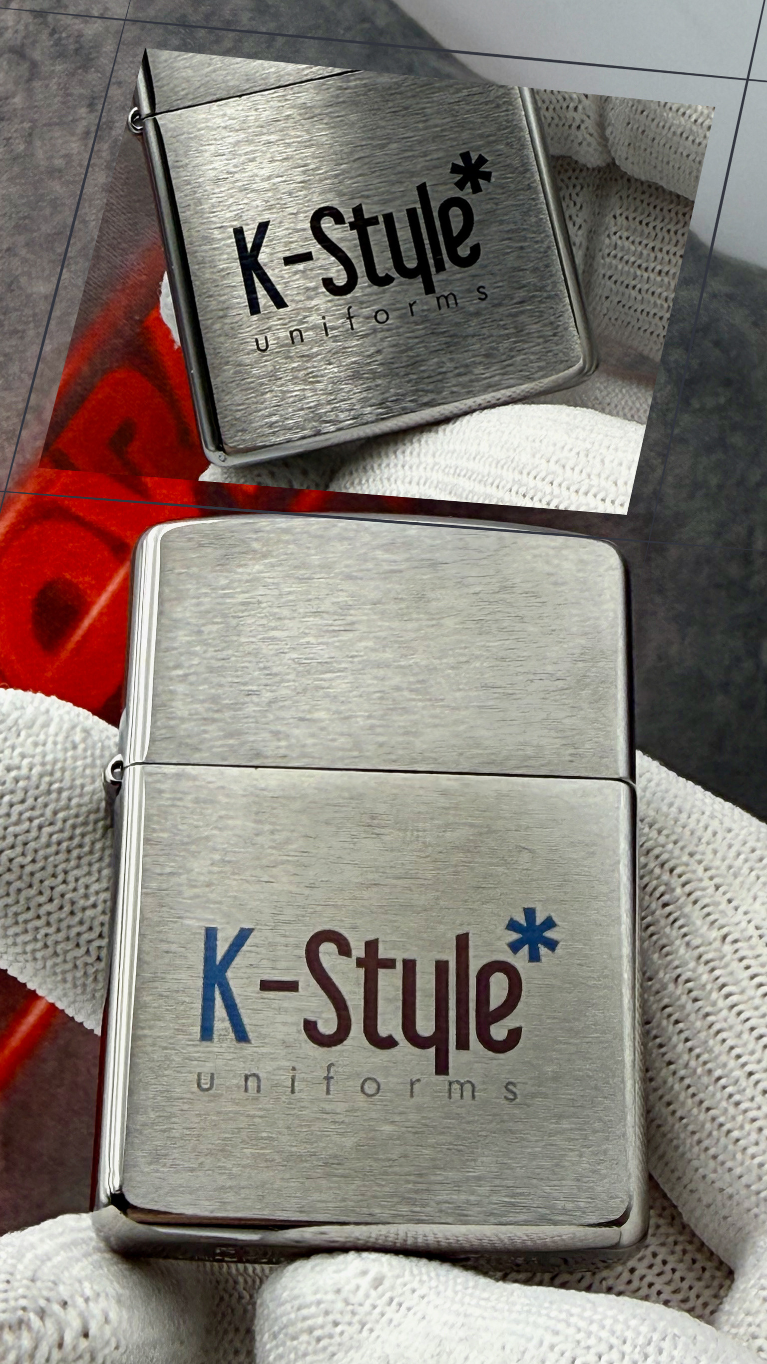 Кольоровий логотип на Zippo