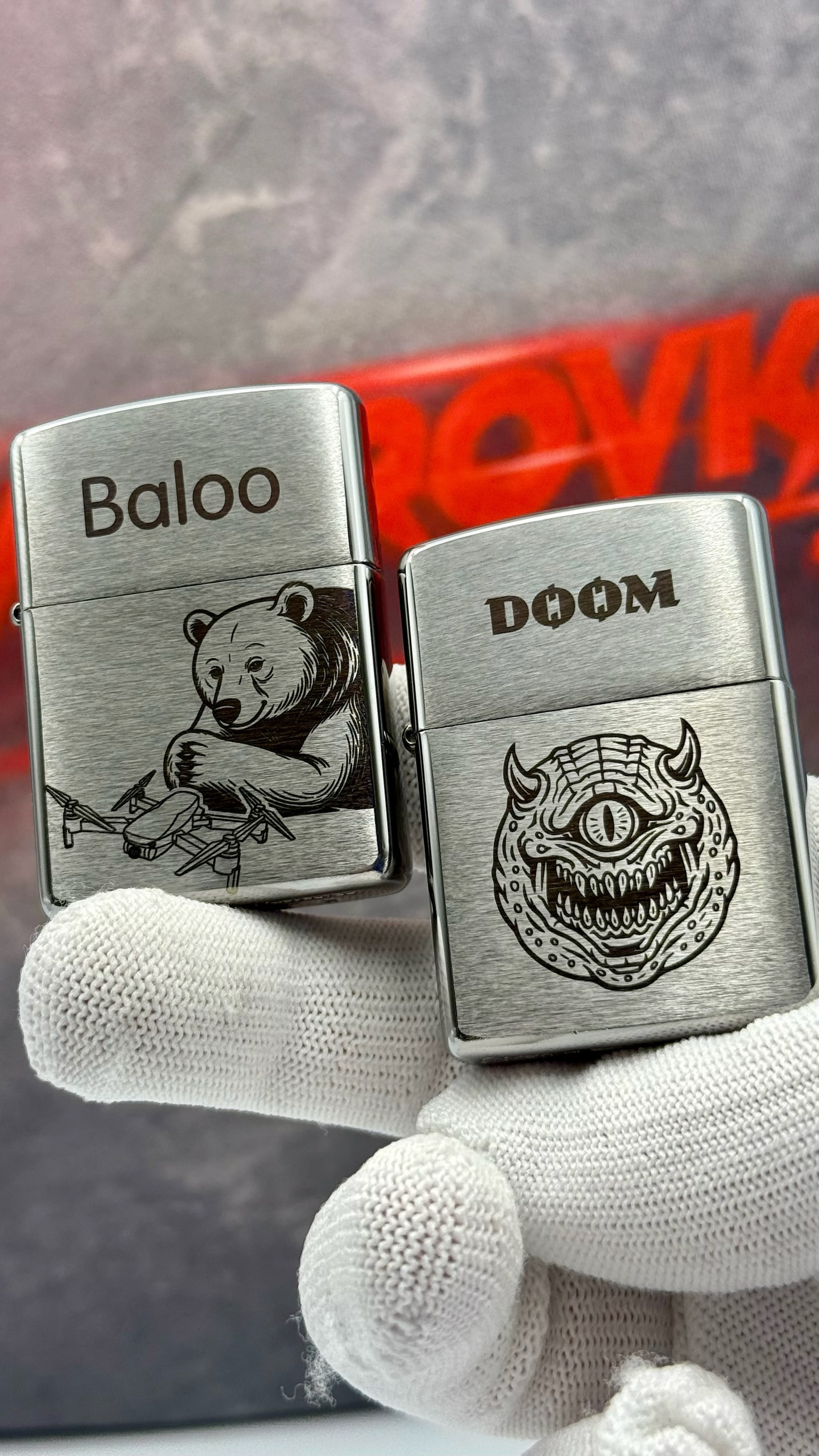 Zippo з позивним і шевроном для солдата ДШВ