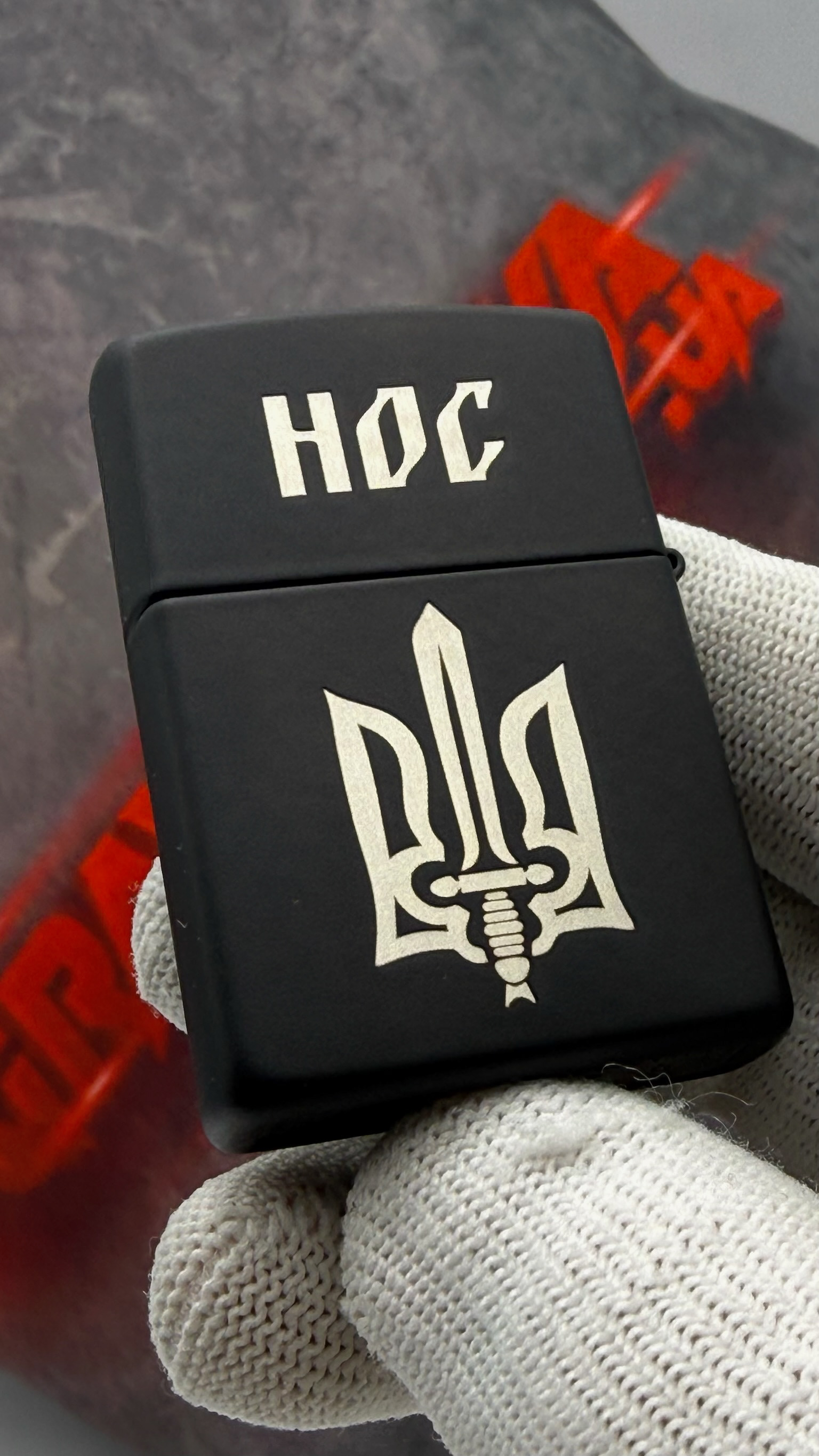 Zippo з позивним і шевроном для солдата ДШВ