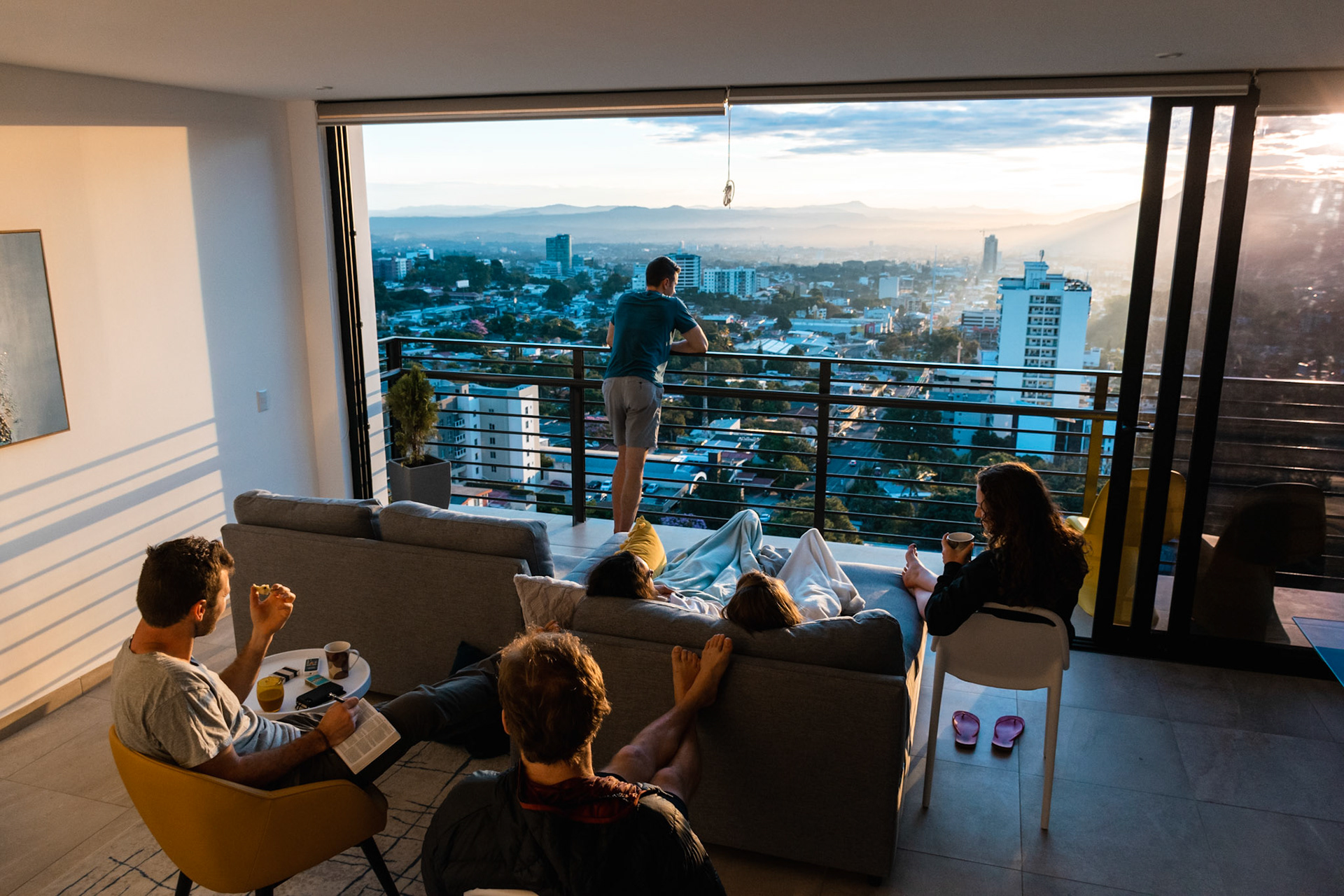 Our Airbnb was just wild