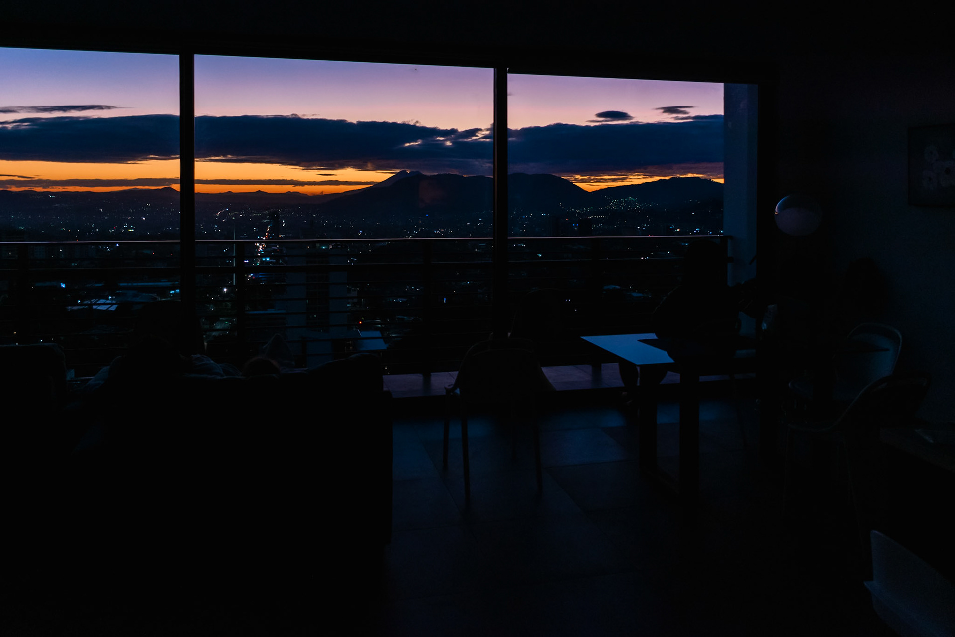 Every morning we watched the sunrise