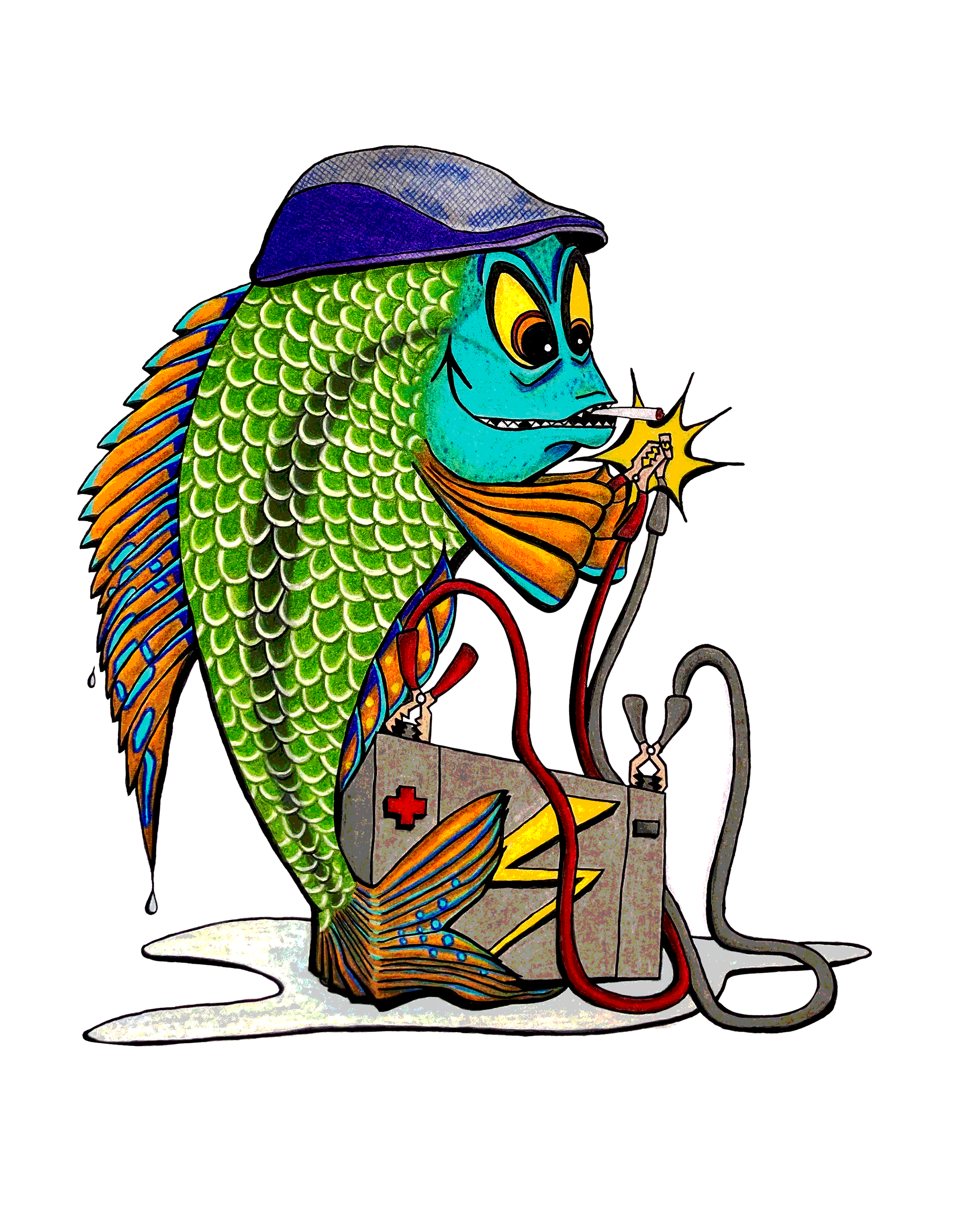 Wicked Cichlid, Tattoo Character