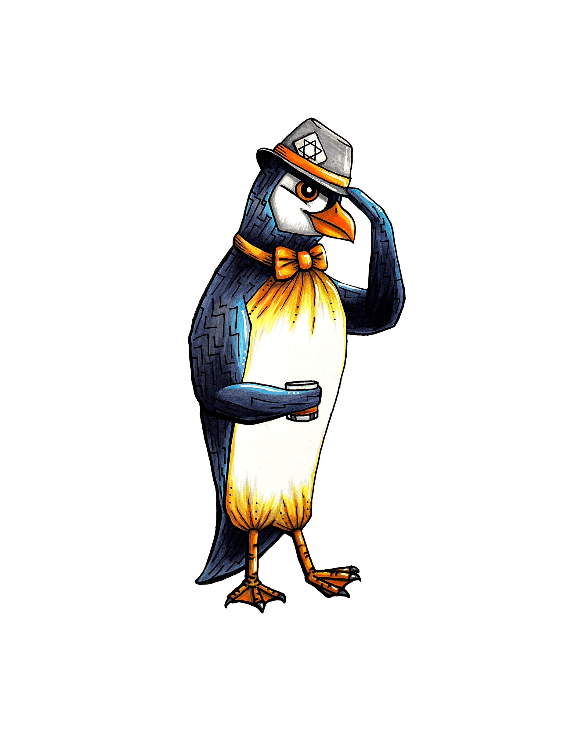 Handsome Penguin, Tattoo Character