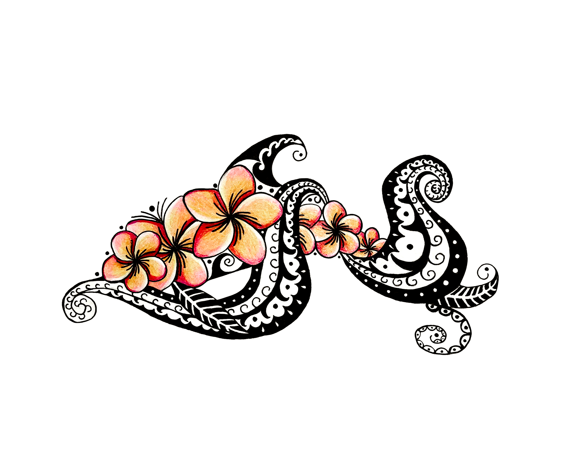 Memorial Stylized Dolphin, Tattoo