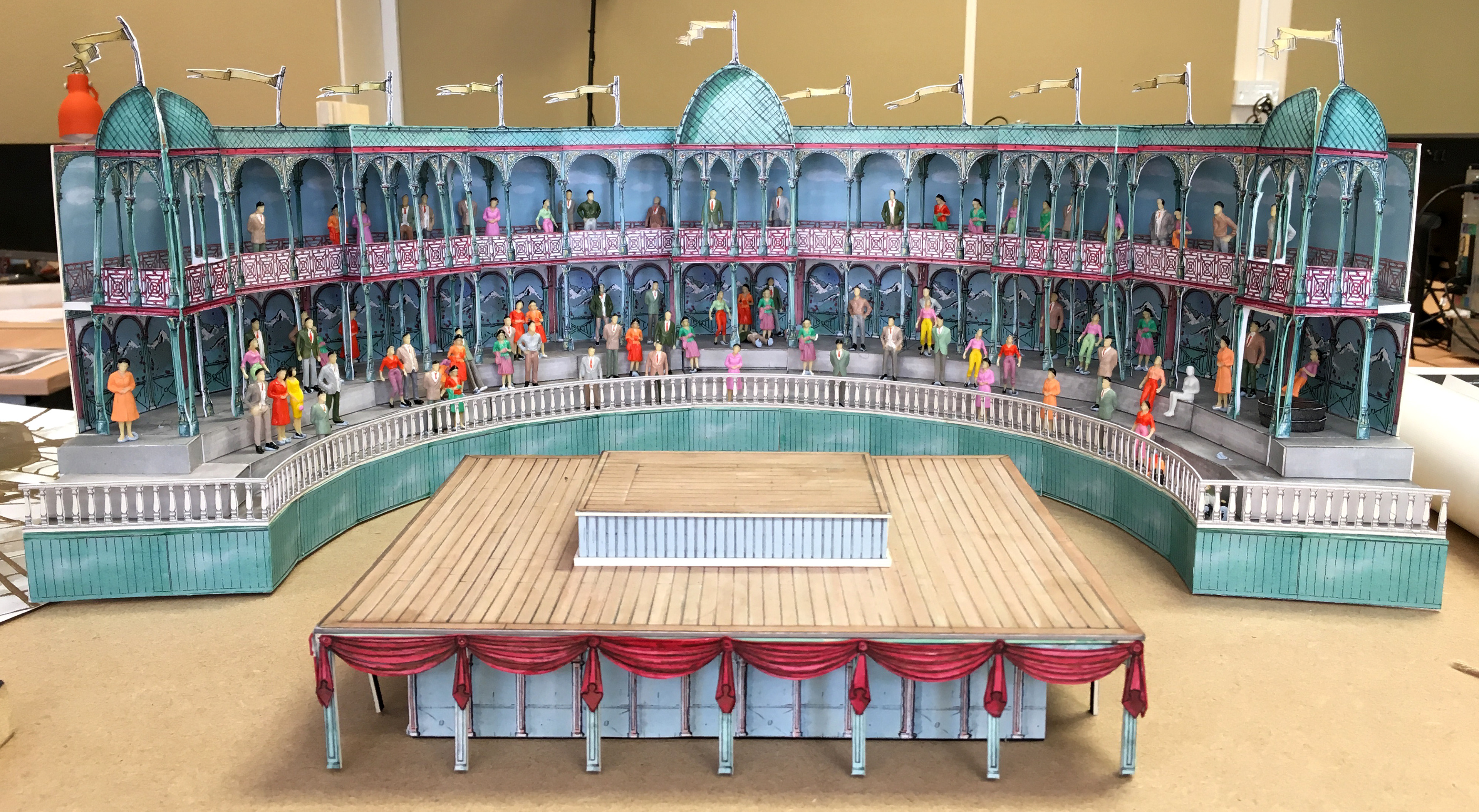 1/4" - 1'-0" Card Model