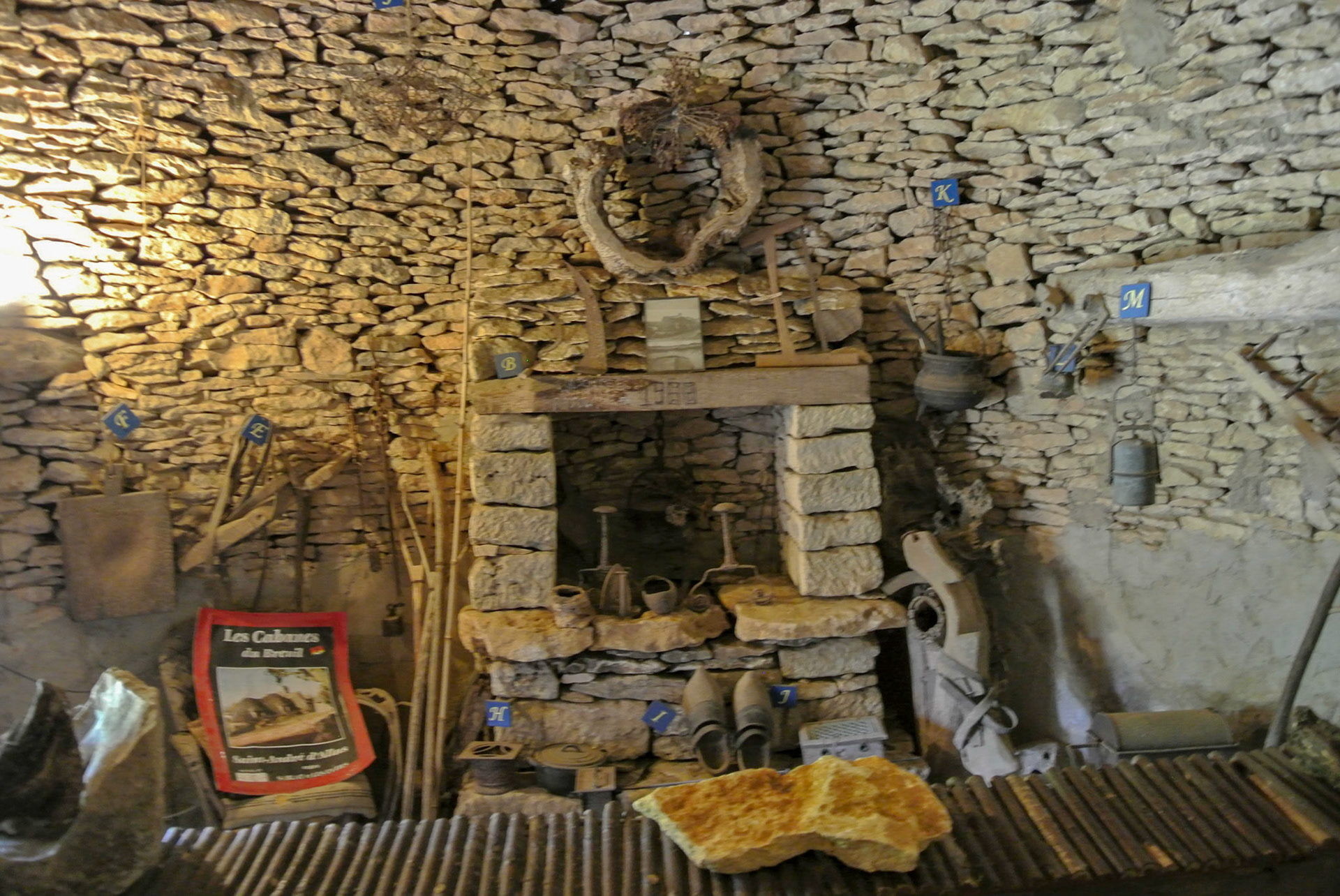 Fireplace w/o a chimney.