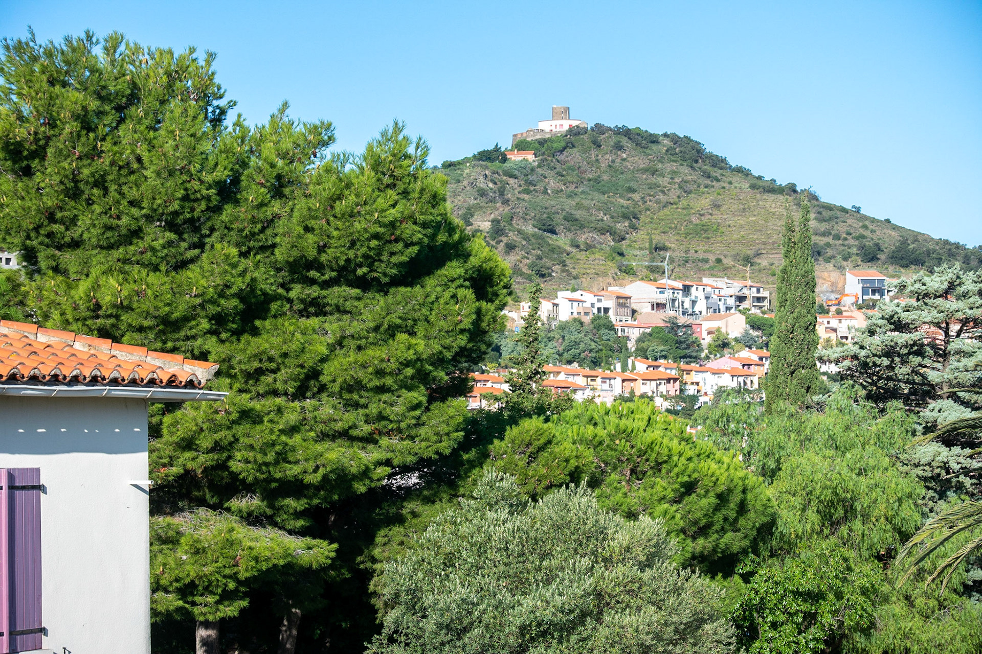 Every hilltop and promontory has the ruins of a fort or watch tower.