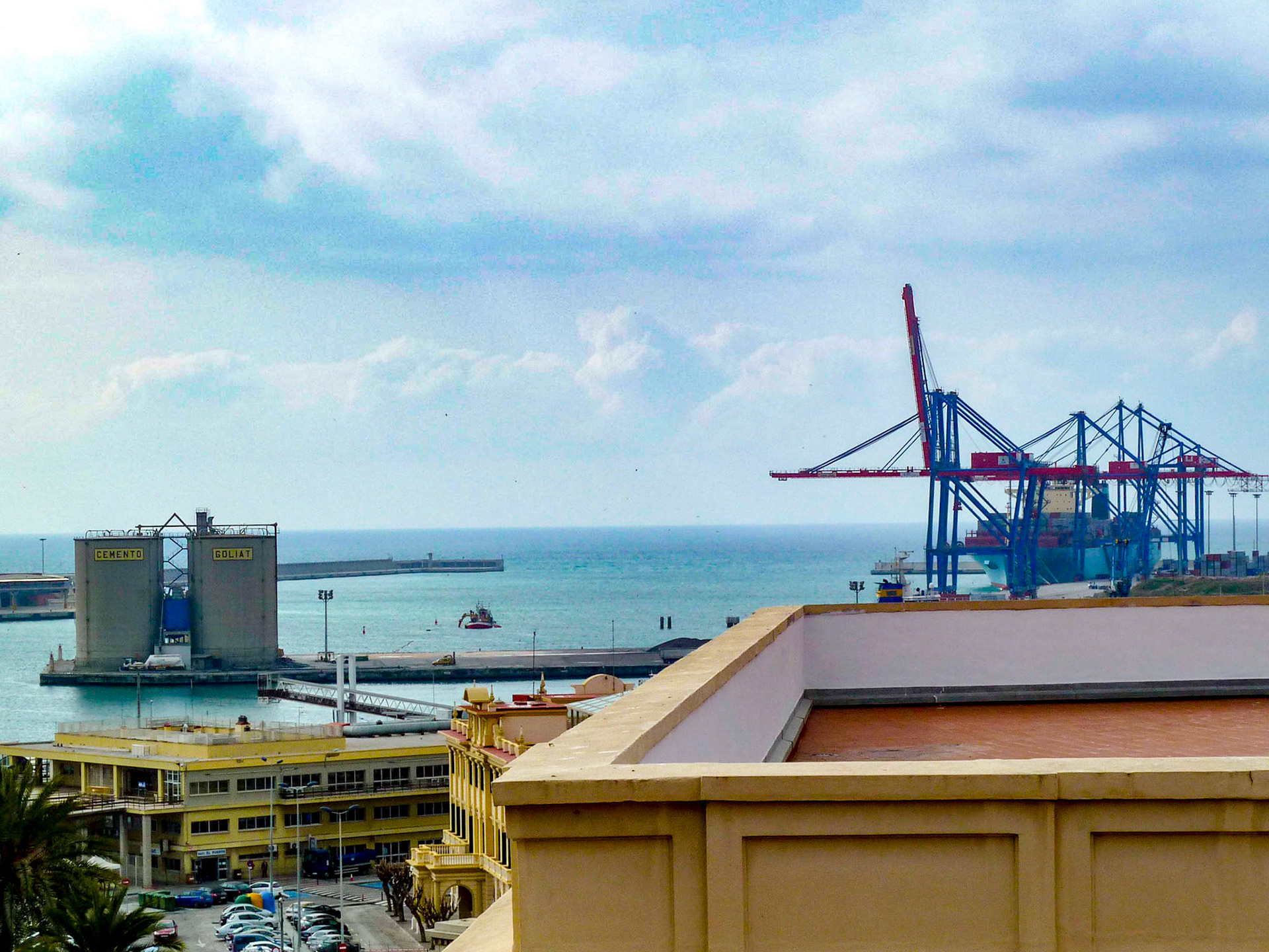 The port is large and important.