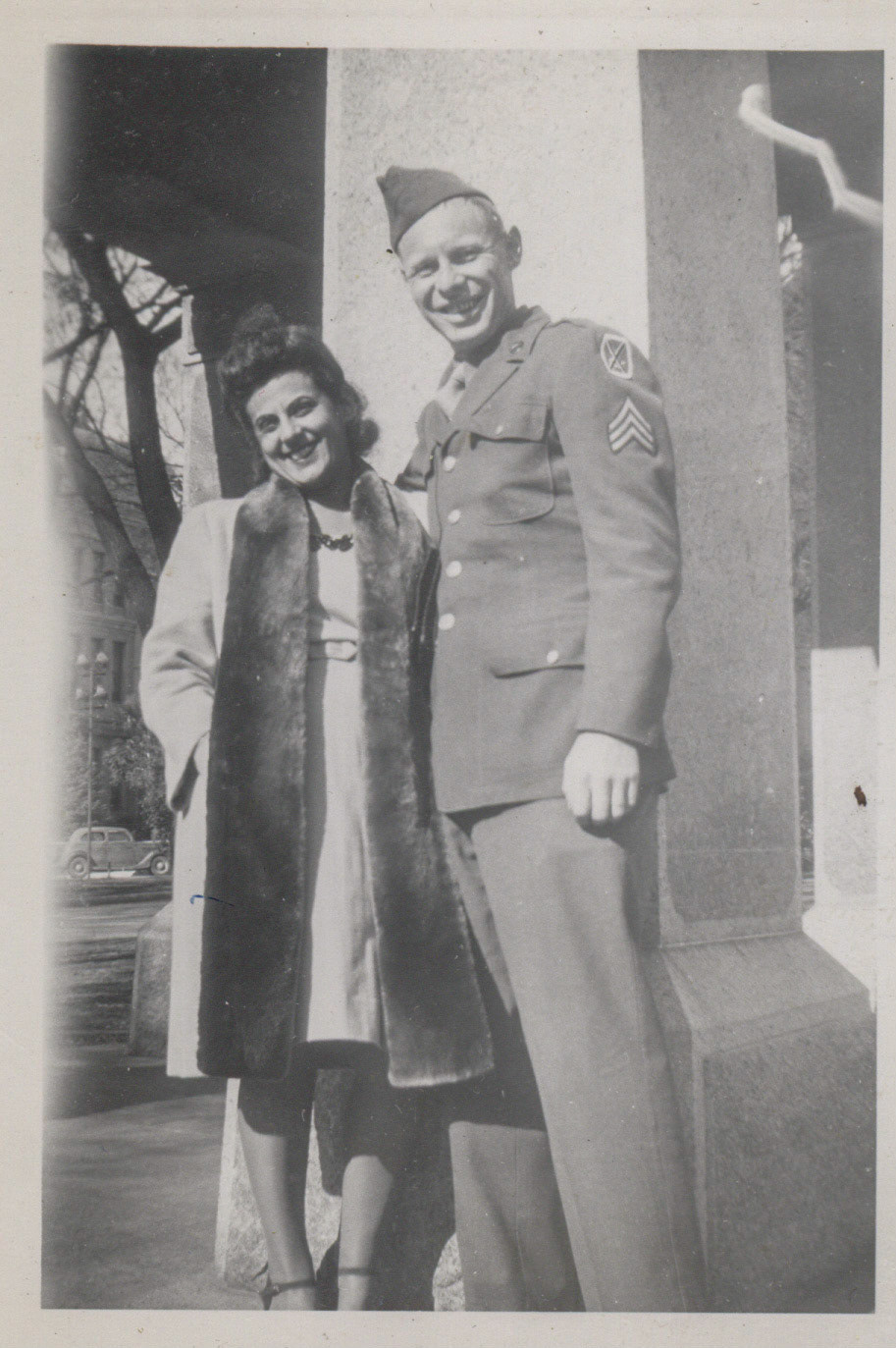 Day after my conception, Camp Swift, Texas, 1945.