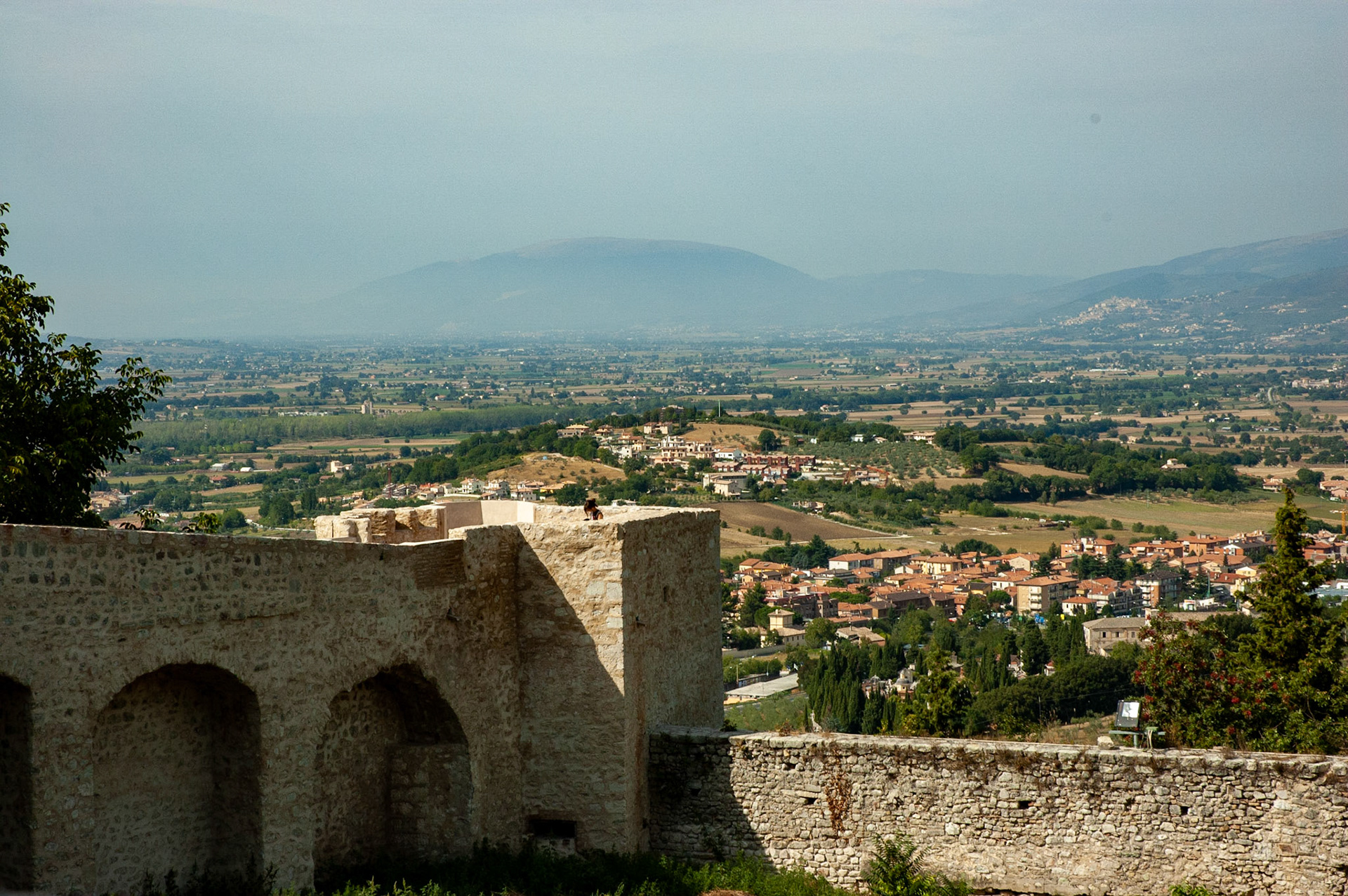 The valley below Spoleto.