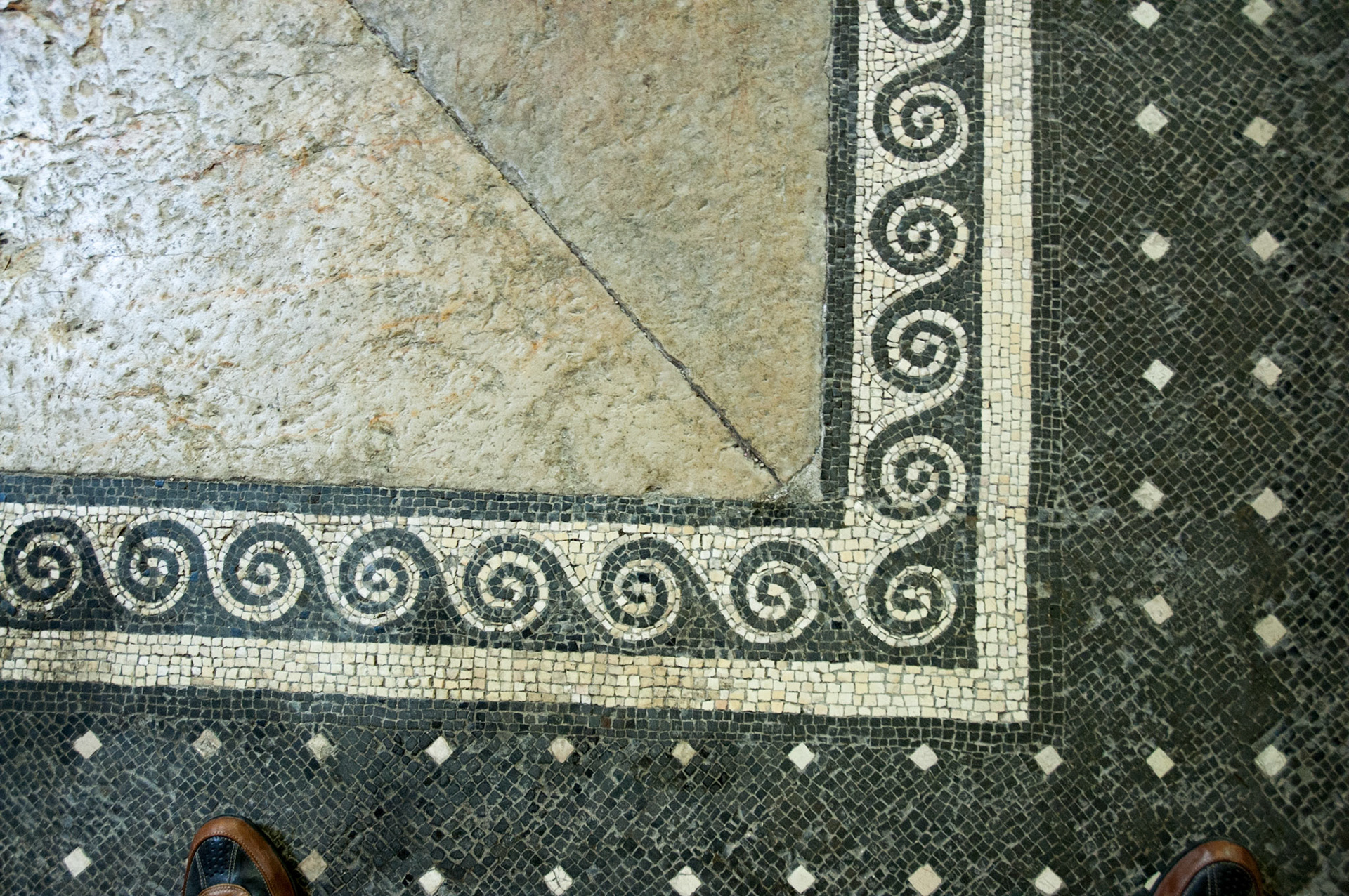 Casa Roman tile floor.