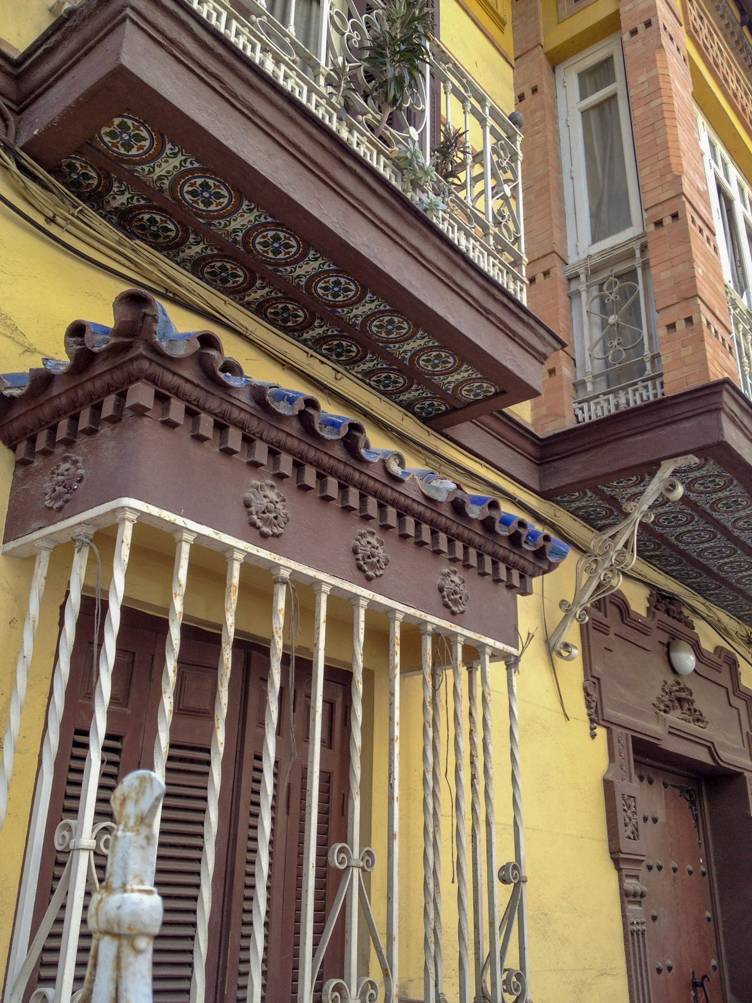 Old apartments.