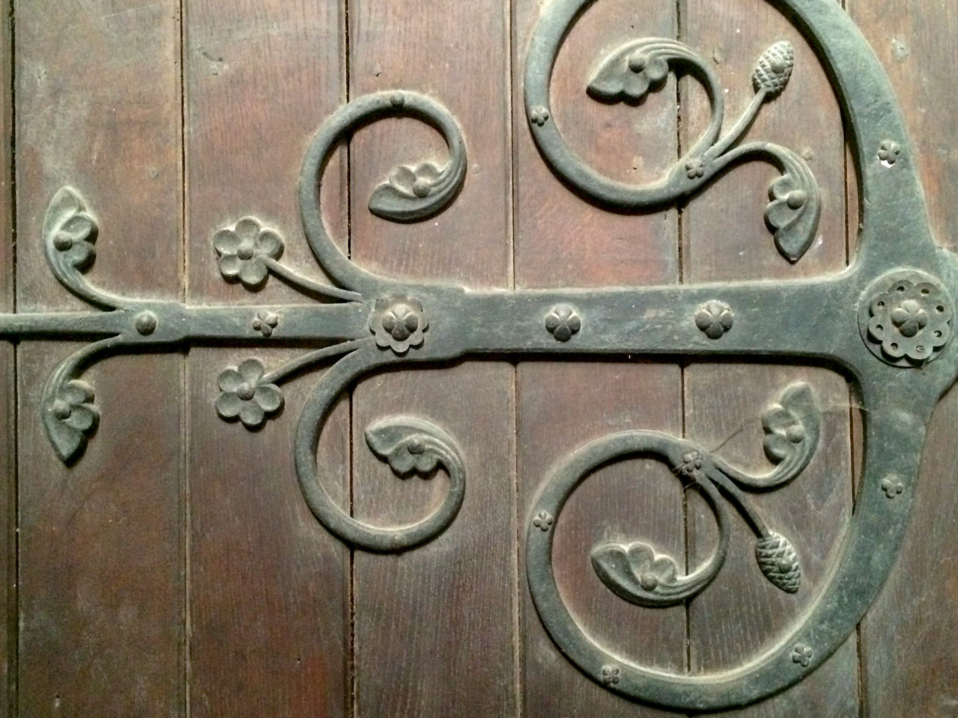 Hinged.