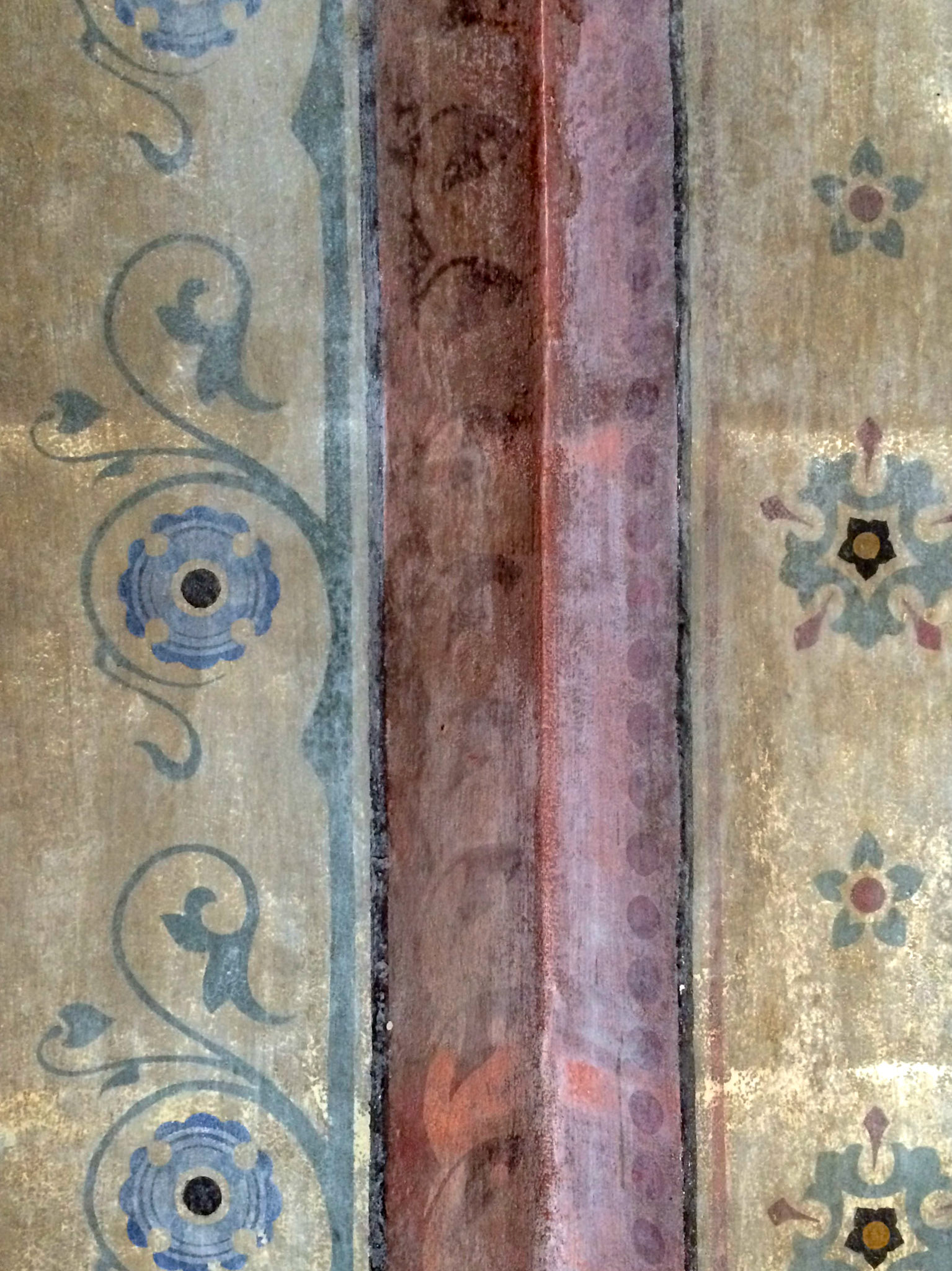 Illustrated chapel wall