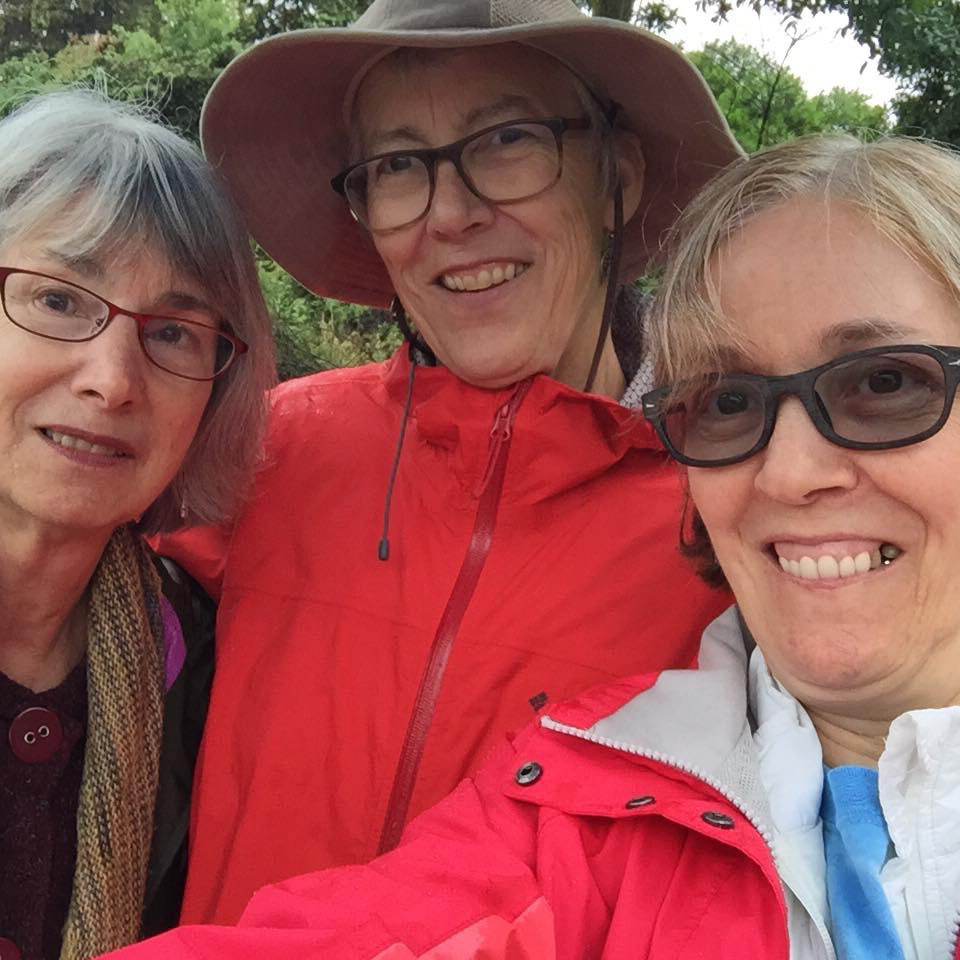 Sisters-in-law Linny, Teresa, & Margie.