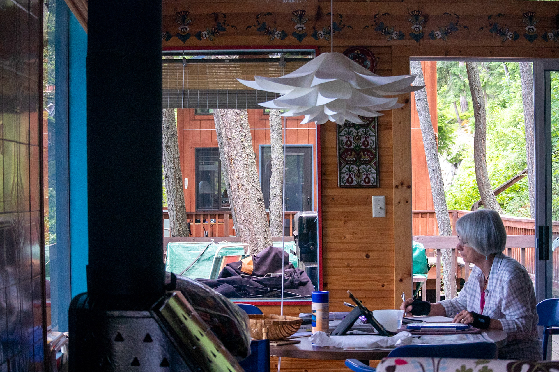 The main cabin.