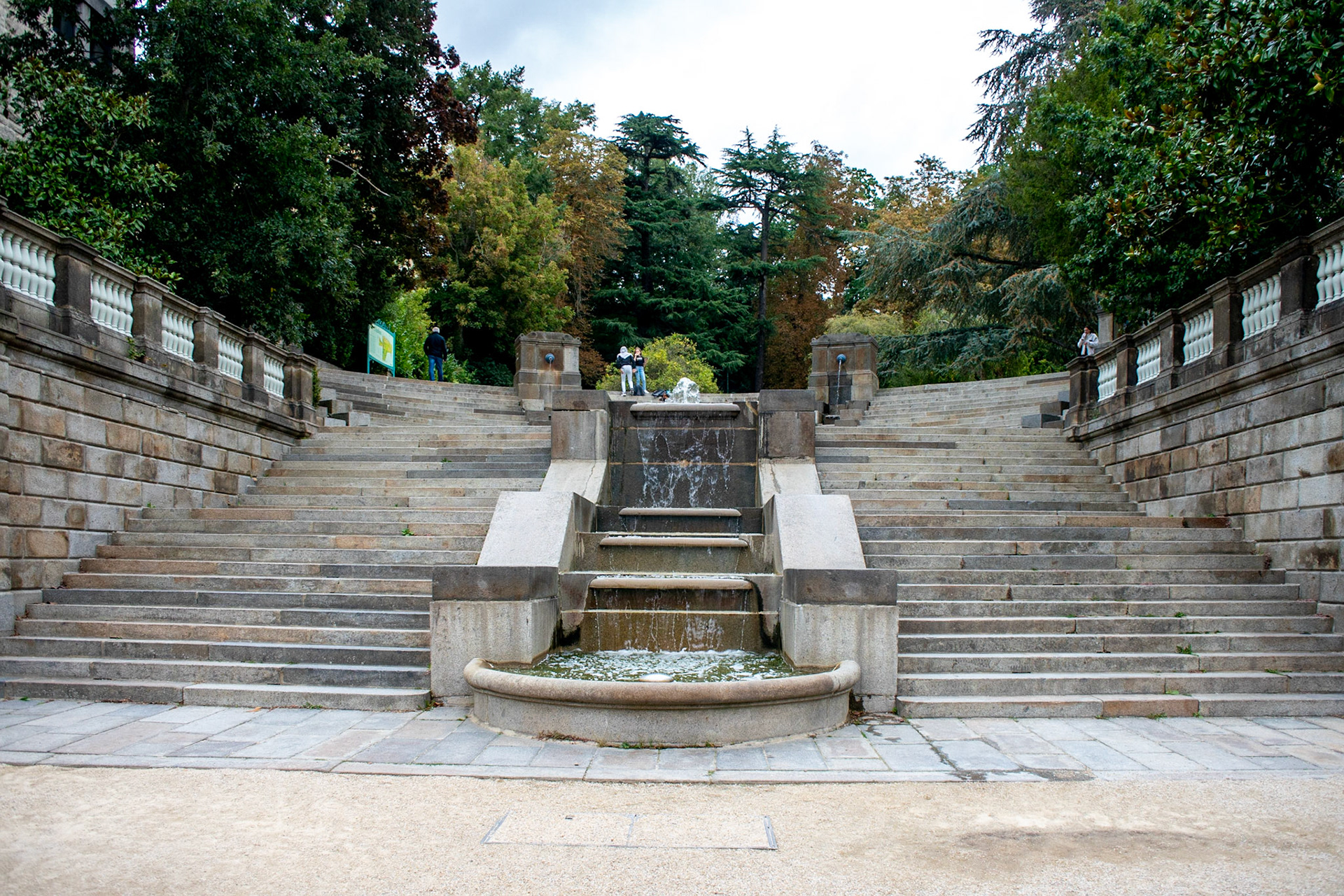 One entrance to the park.