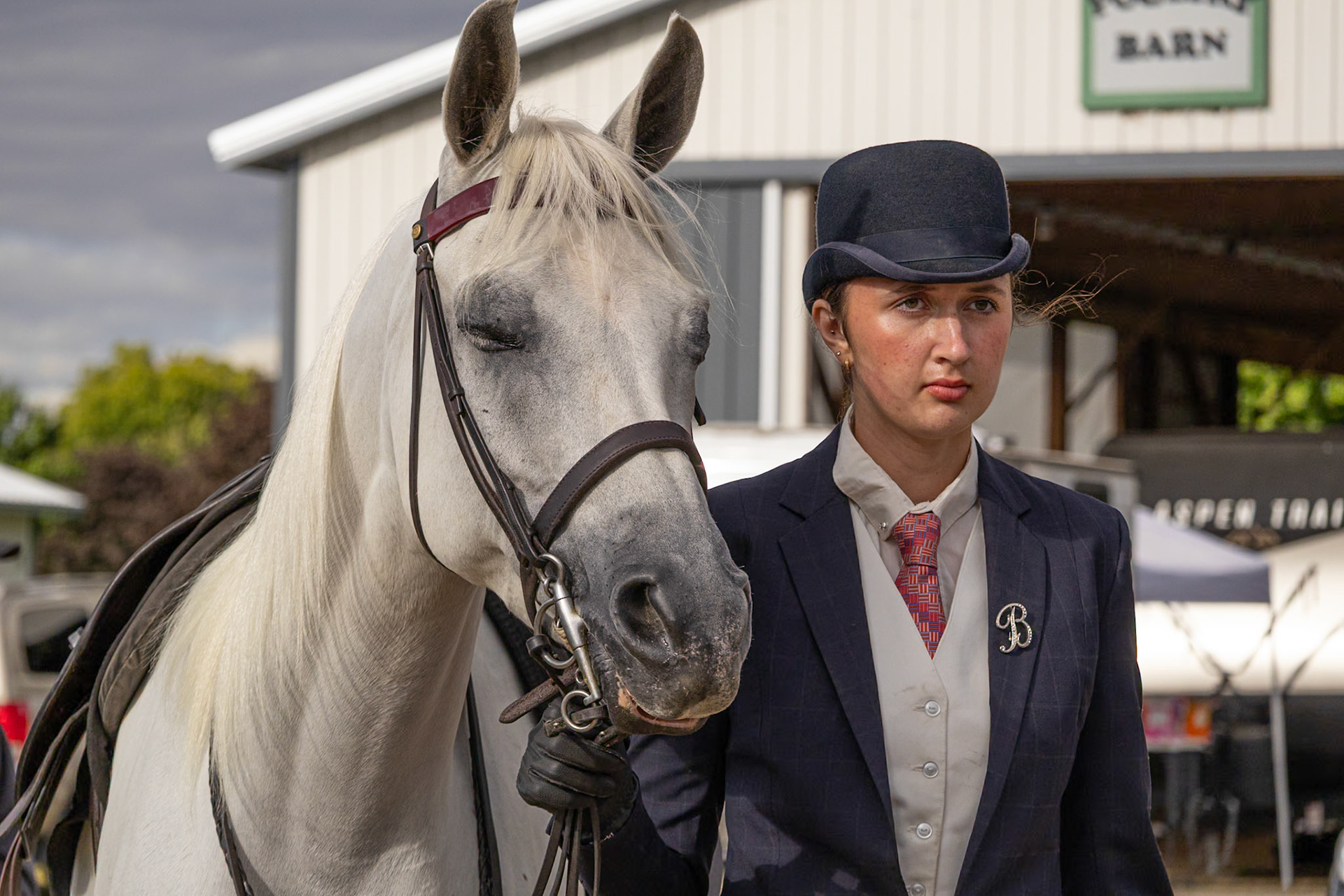 Bryn Malocu and her horse Dodge. (Photo by Valentina Sosa)