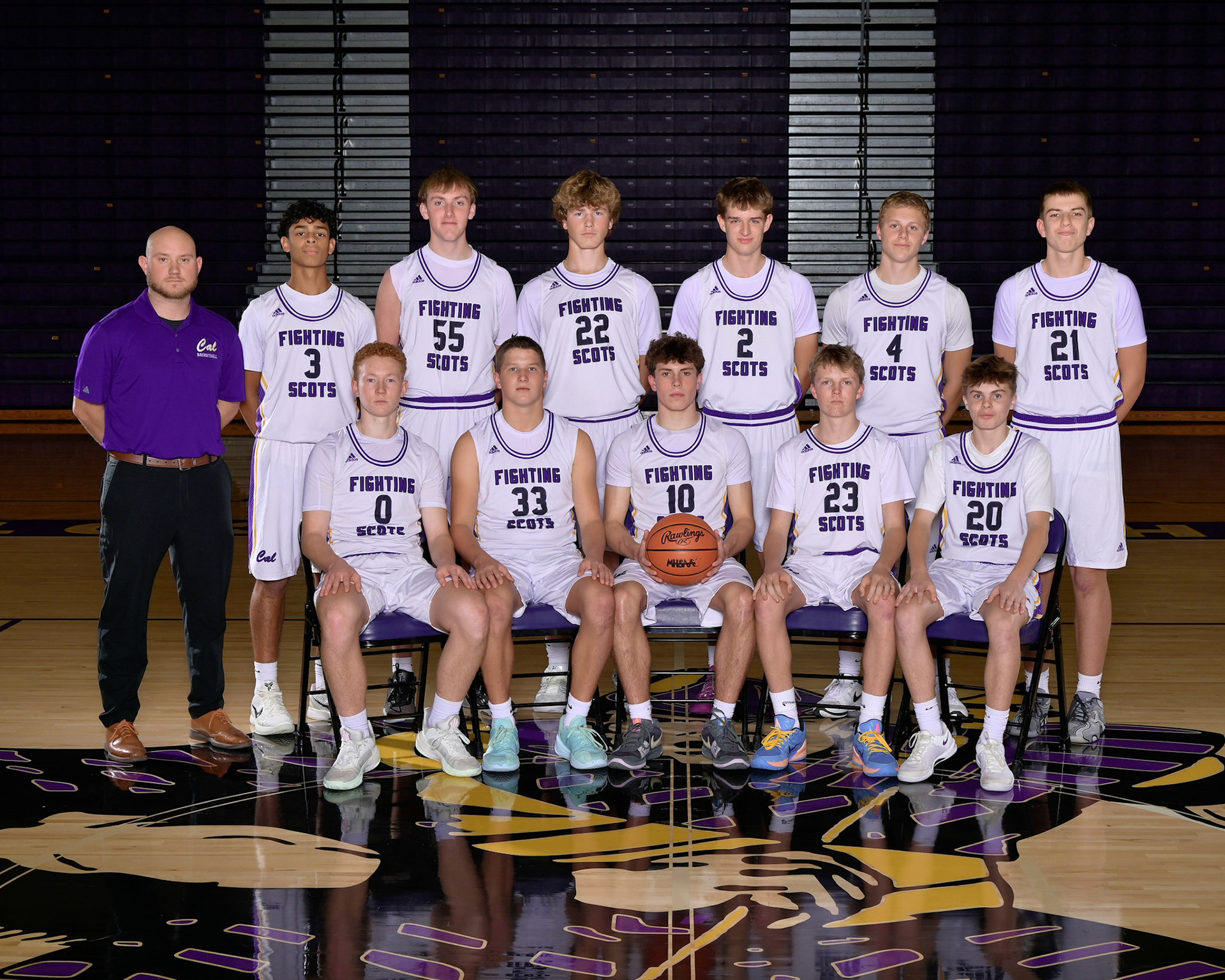 JV Boys Basketball (Photograph displayed with permission from Geskus Photography Inc.)