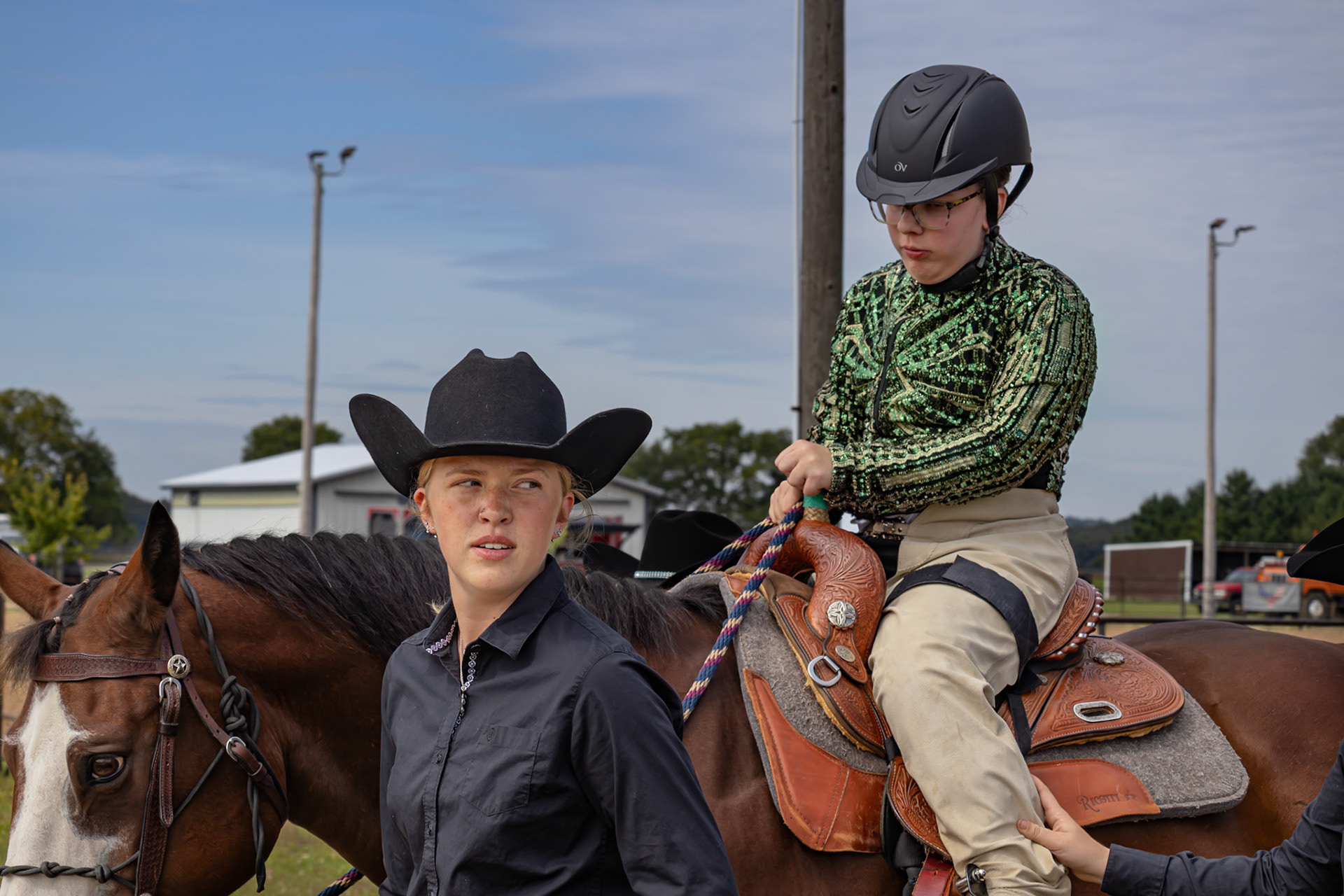 She stops at nothing — Loralei DeHoek and Chief proving hard work pays off. (Photo by Ava LaBine)