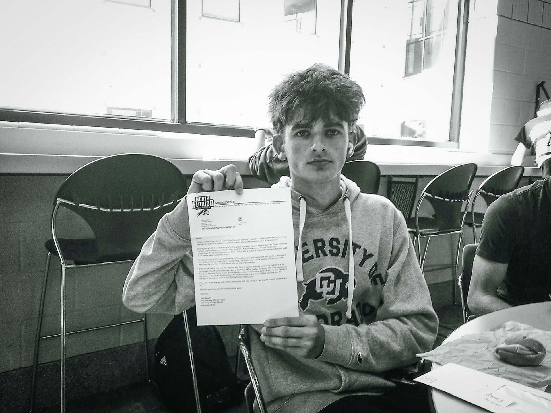 POTENTIAL Rocco Calabrese receives his first potential offer, already plotting his next move. (Photo by Jeremiah Pittman)