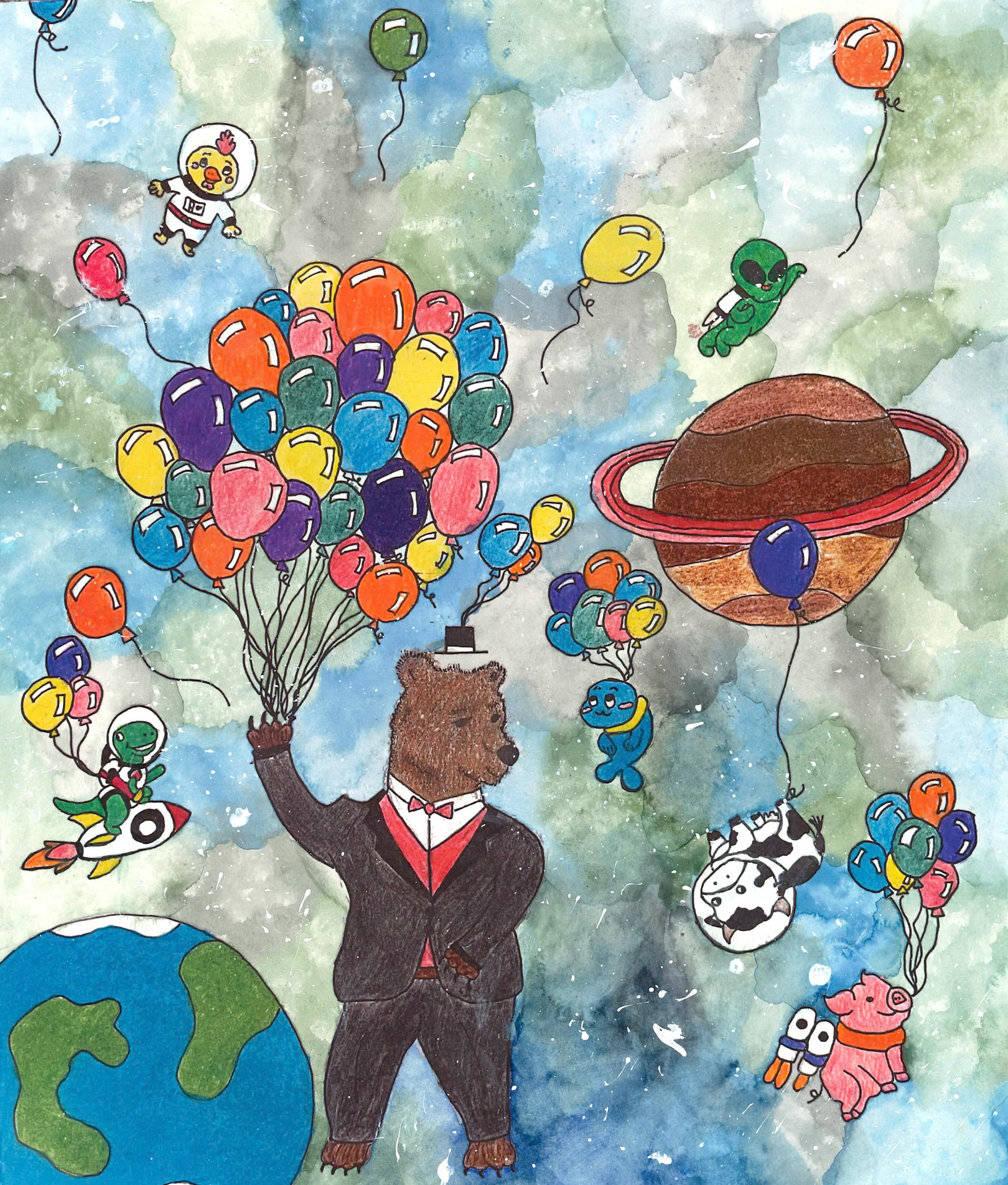 Colored Pencil and Watercolor (Madison Lockwood)