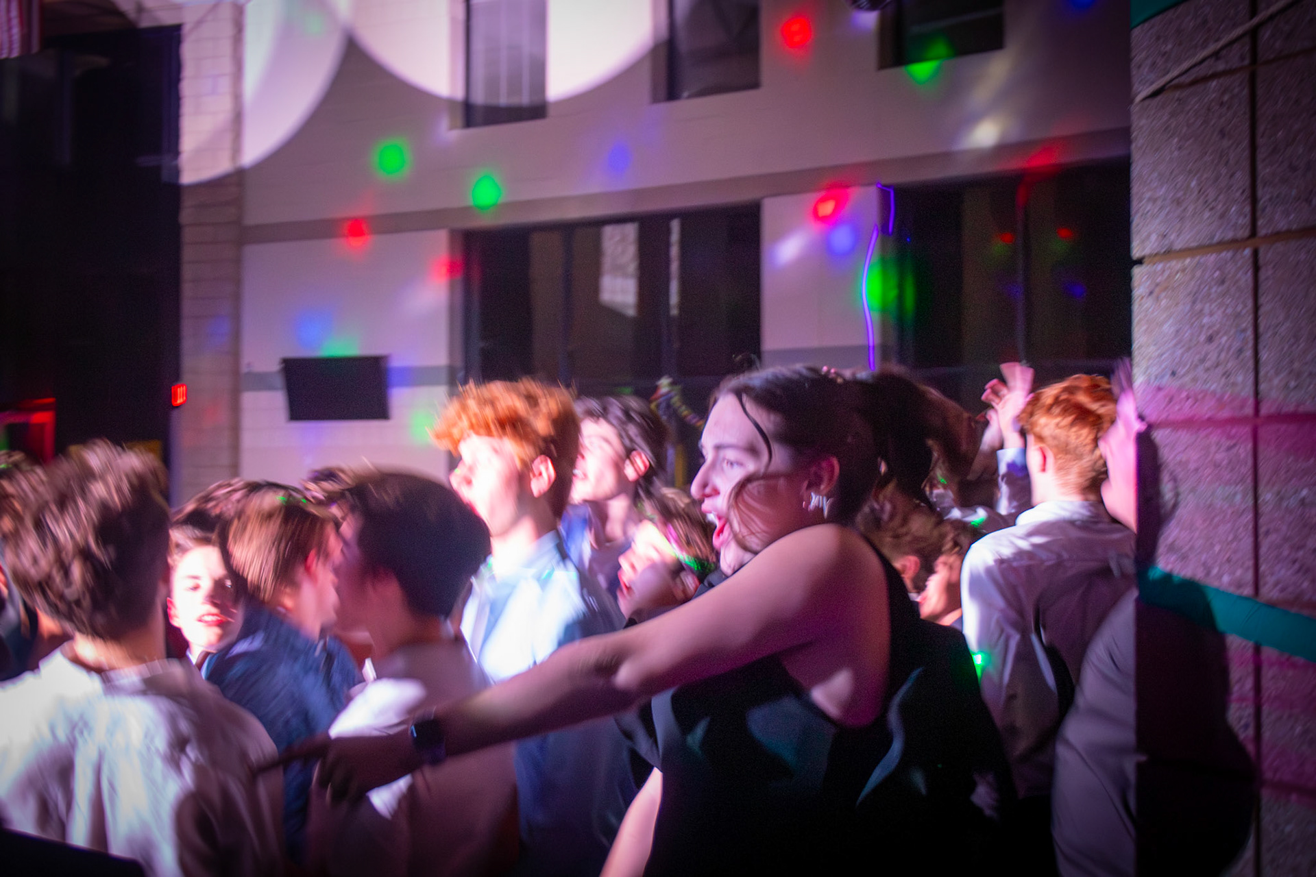 People dance with excitement at the 2026 Winterfest Dance. (Photo by Lucas Swartz)