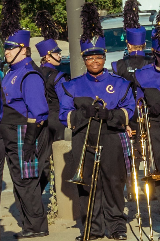 Zarelle Ivy celebrates new beginnings before the ribbon cutting. (Photo by Kayley Martin)