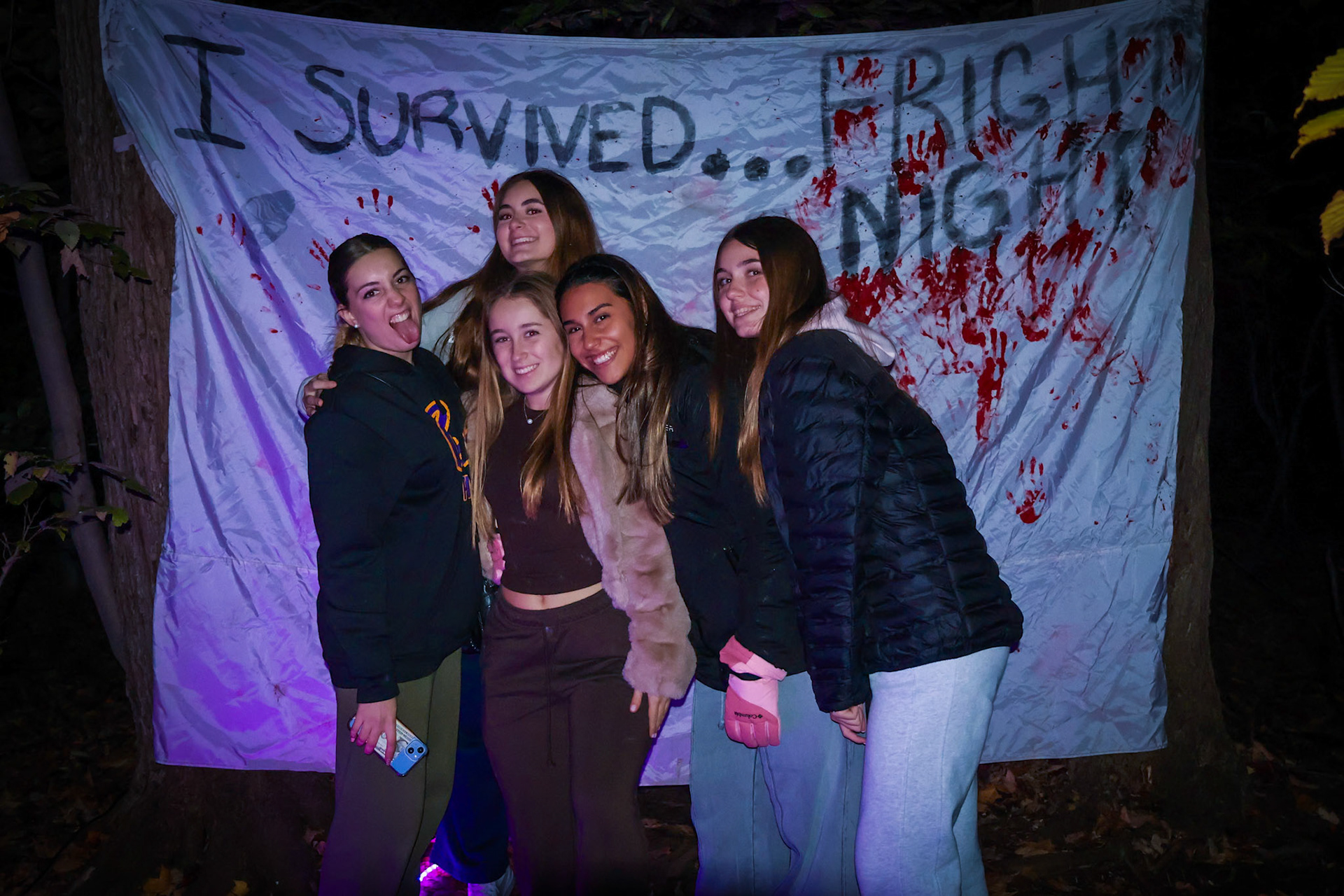 Surviving: Alma Cortes Diaz, Carlota Curras Benet, Isabella Tagliaferri Campos, Marie Bozso, and Viola Cossu. (Photo by Madelynn Pittman)