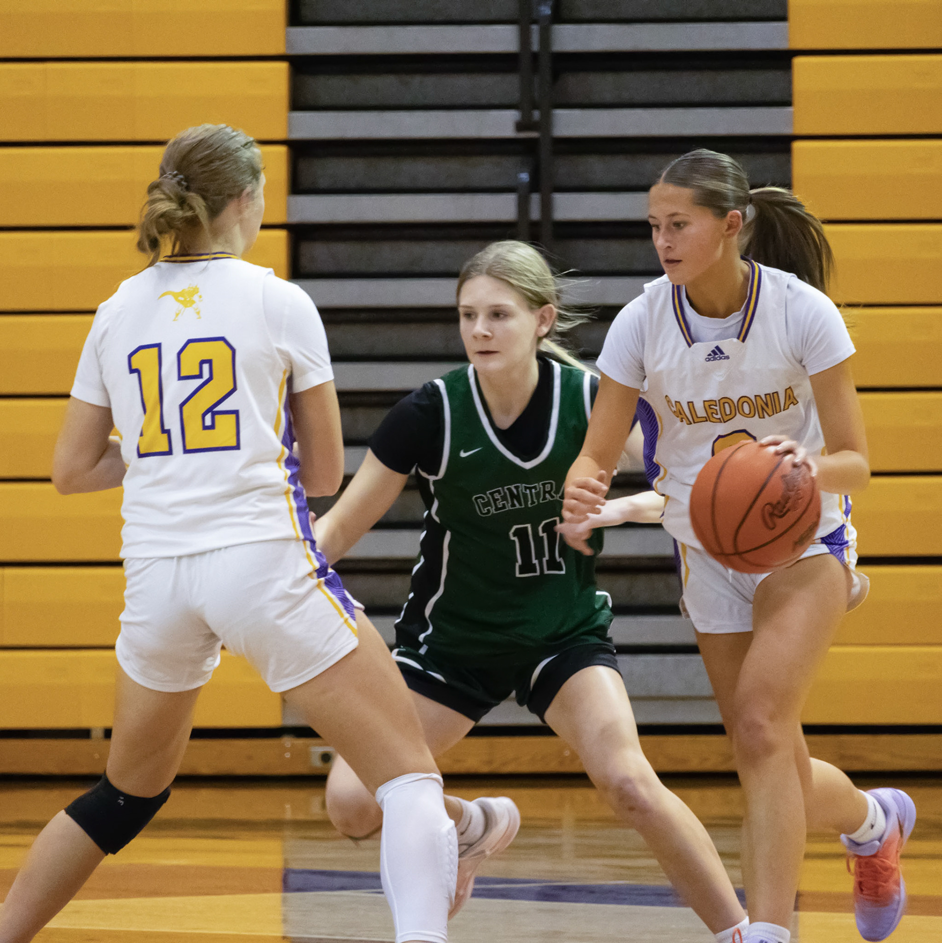 Jolie King reflects "Setting a screen for my teamte is one of the most rewarding things becuase it gives them the opportunity to score". (Photo by Tana Coates)