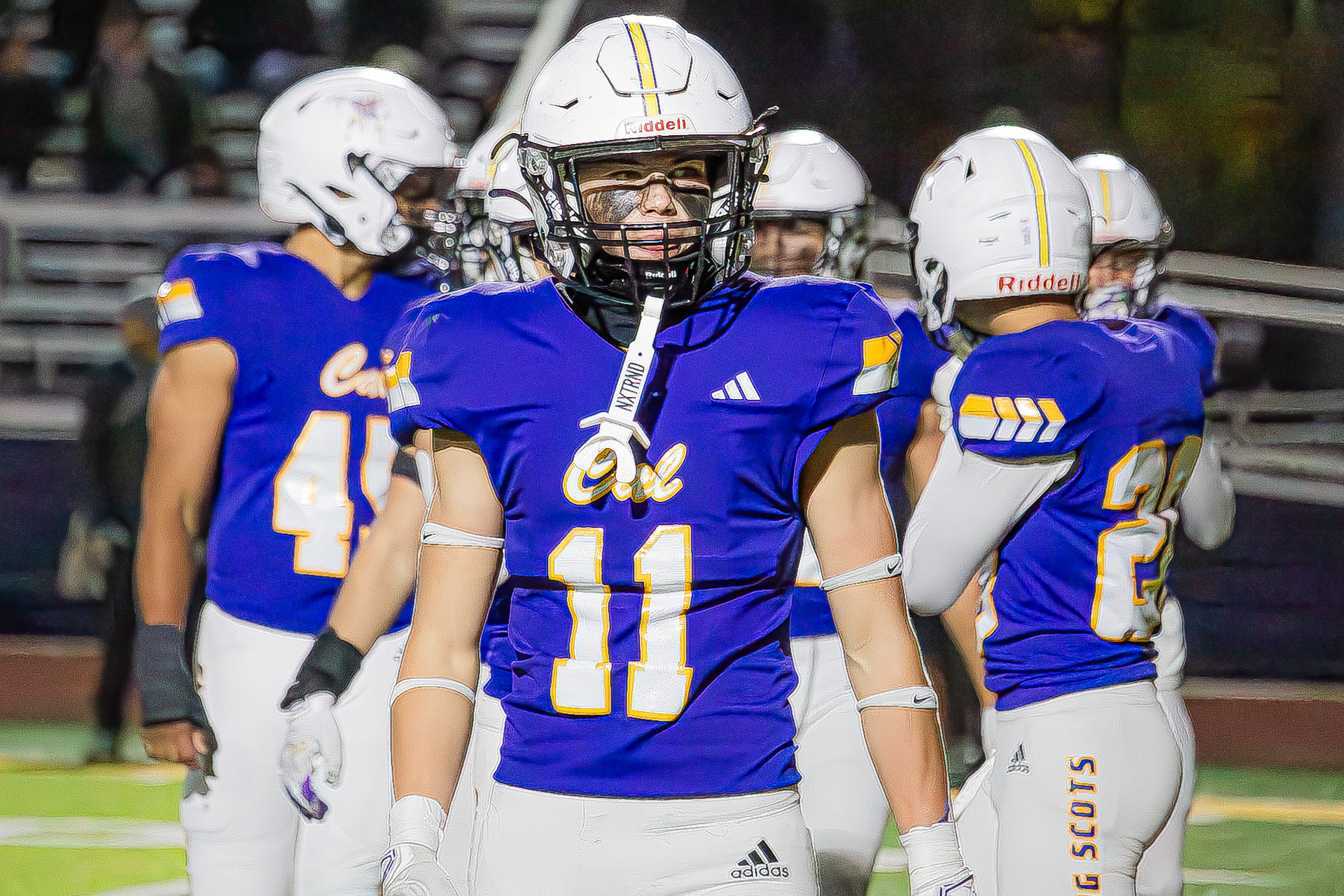 Jake Paoletti shows focus and composure as he steps up for the team. (Photo by Egan Otto)