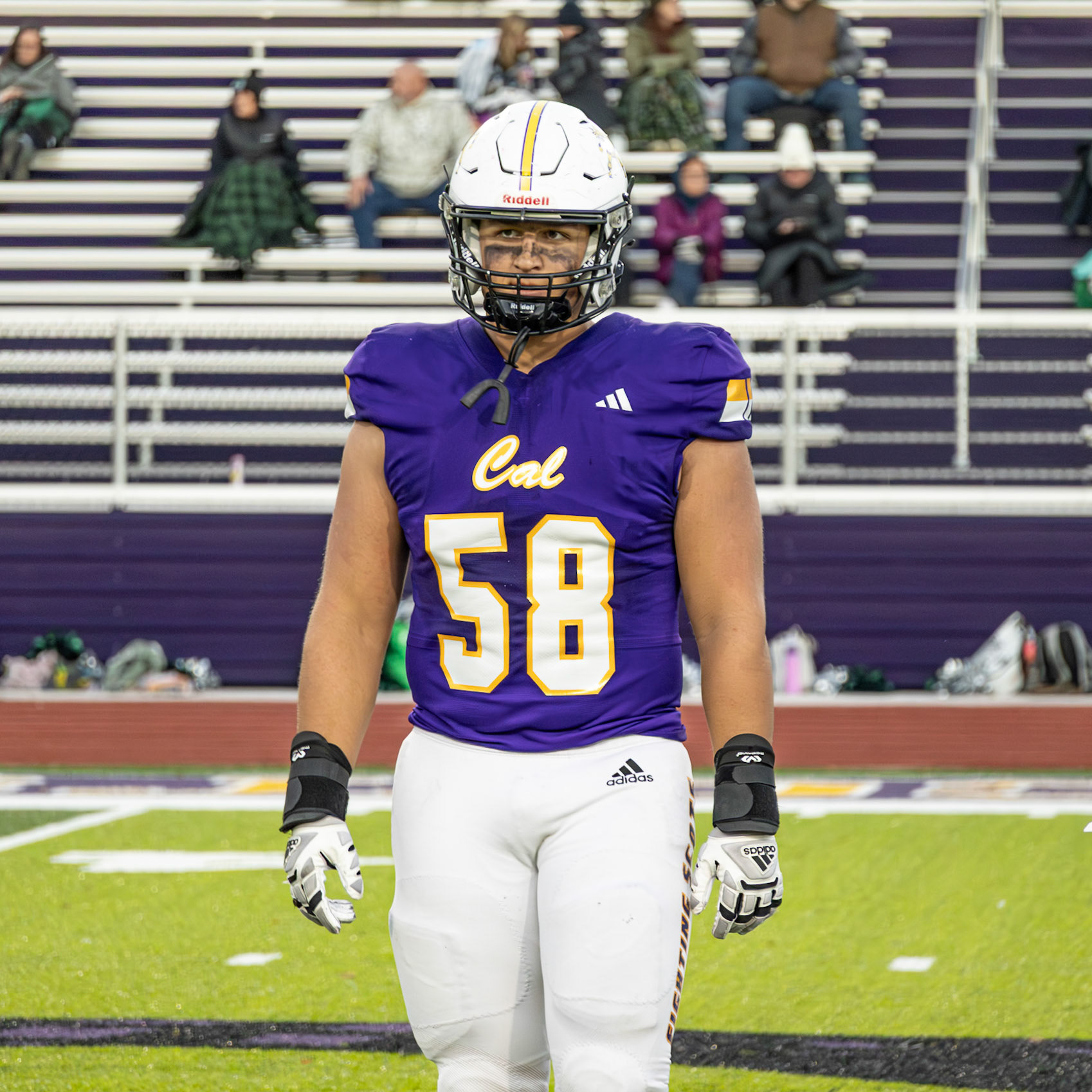 Liam Moore stands tall as the action continues. (Photo by Jakob Swartzlander)