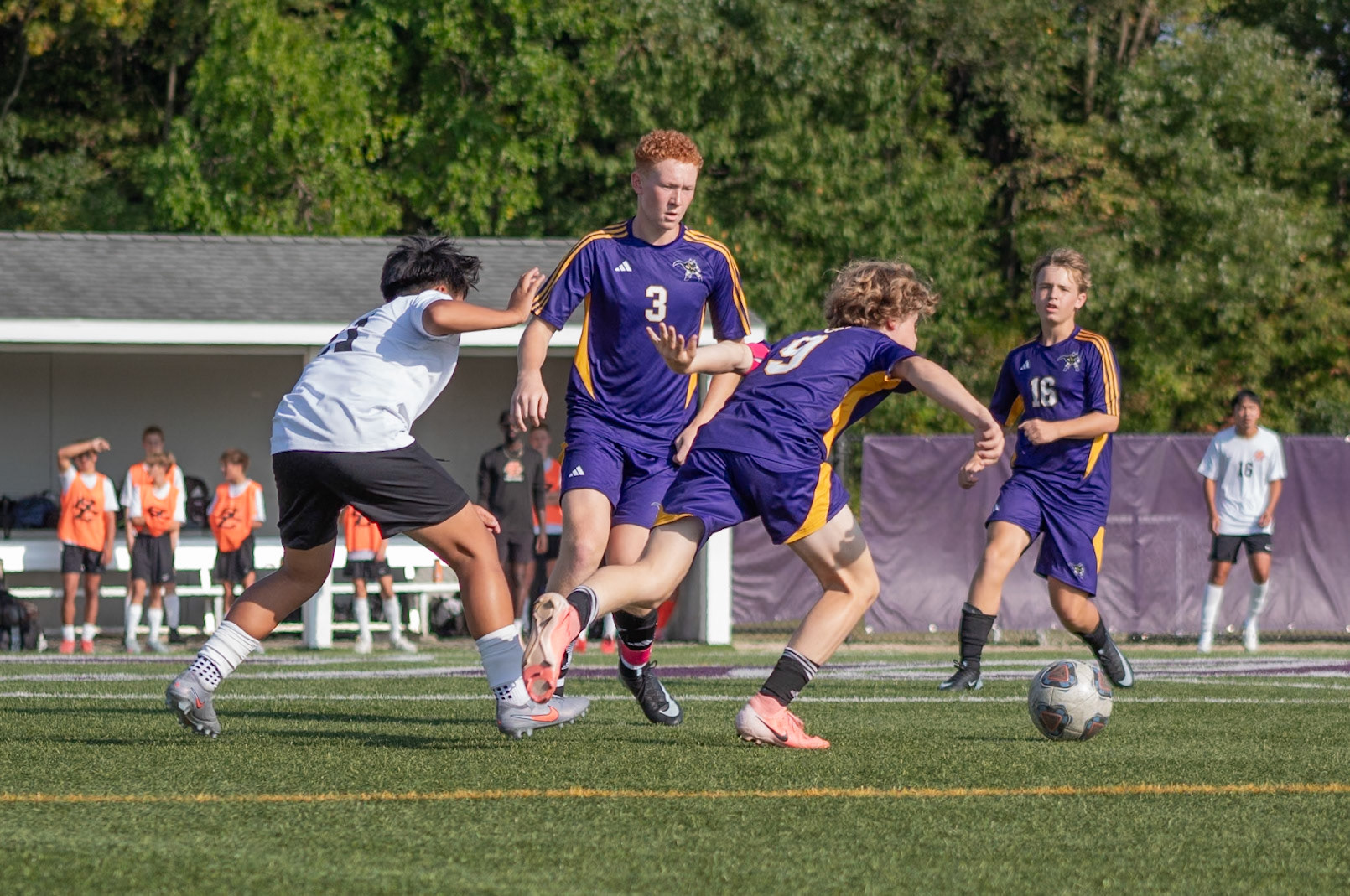 SEIZING CONTROL  Owen Bloemers and Bryce Mitchell take charge—owning the moment and setting the pace. (Photo by Avery Hitsman)