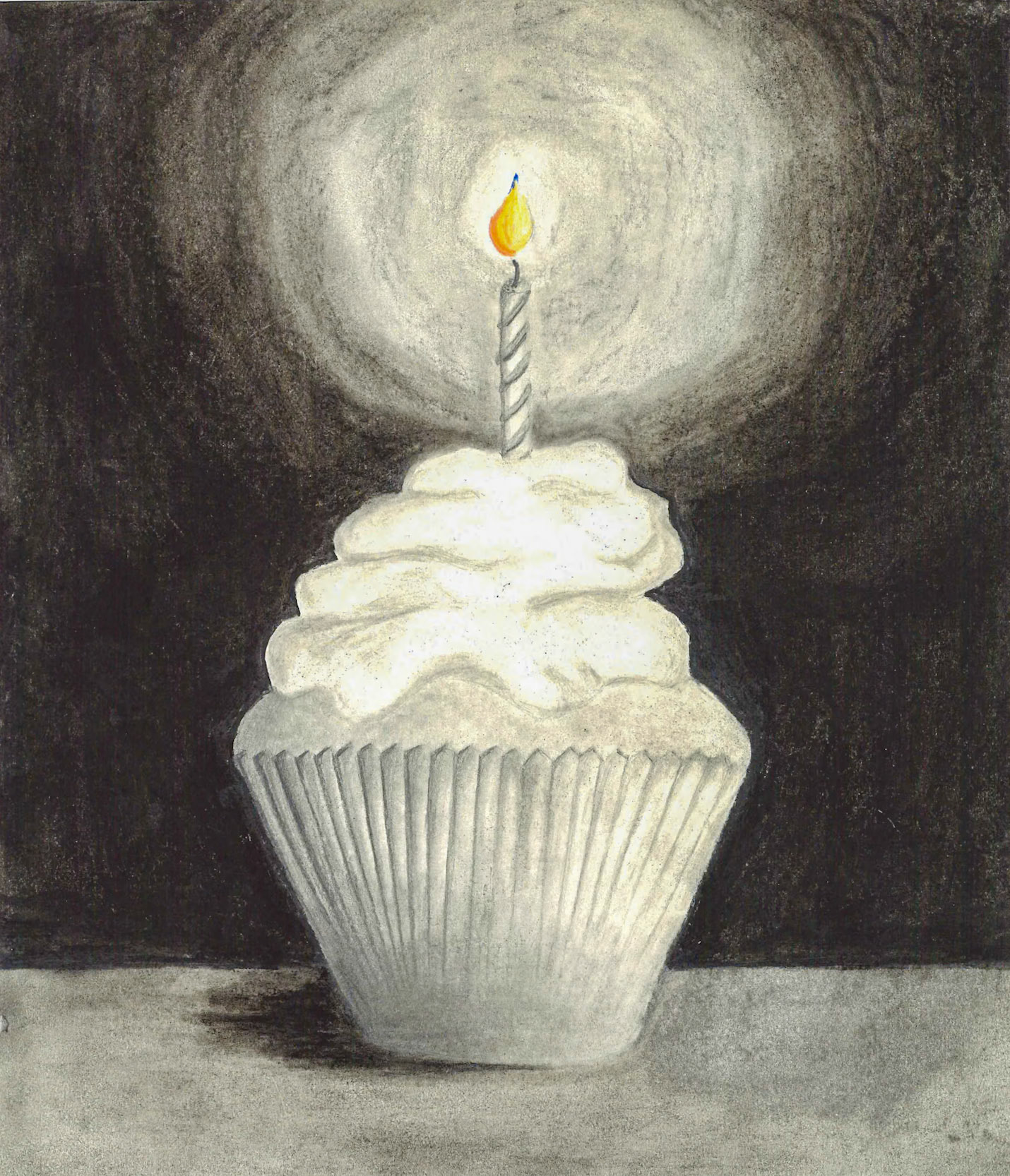 Charcoal and Acrylic (Maggie Loomis)