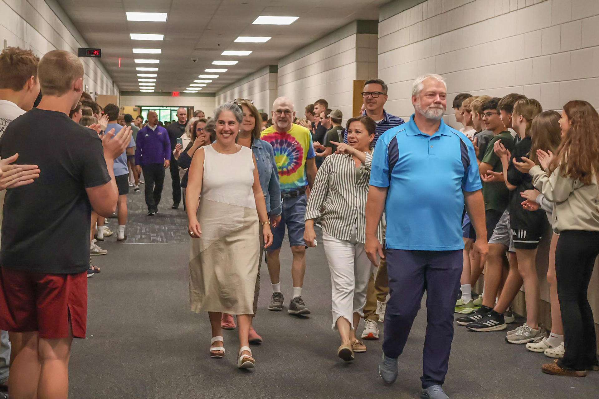 Retiree Clap-Out (Photo by Natalia Teneyuque)