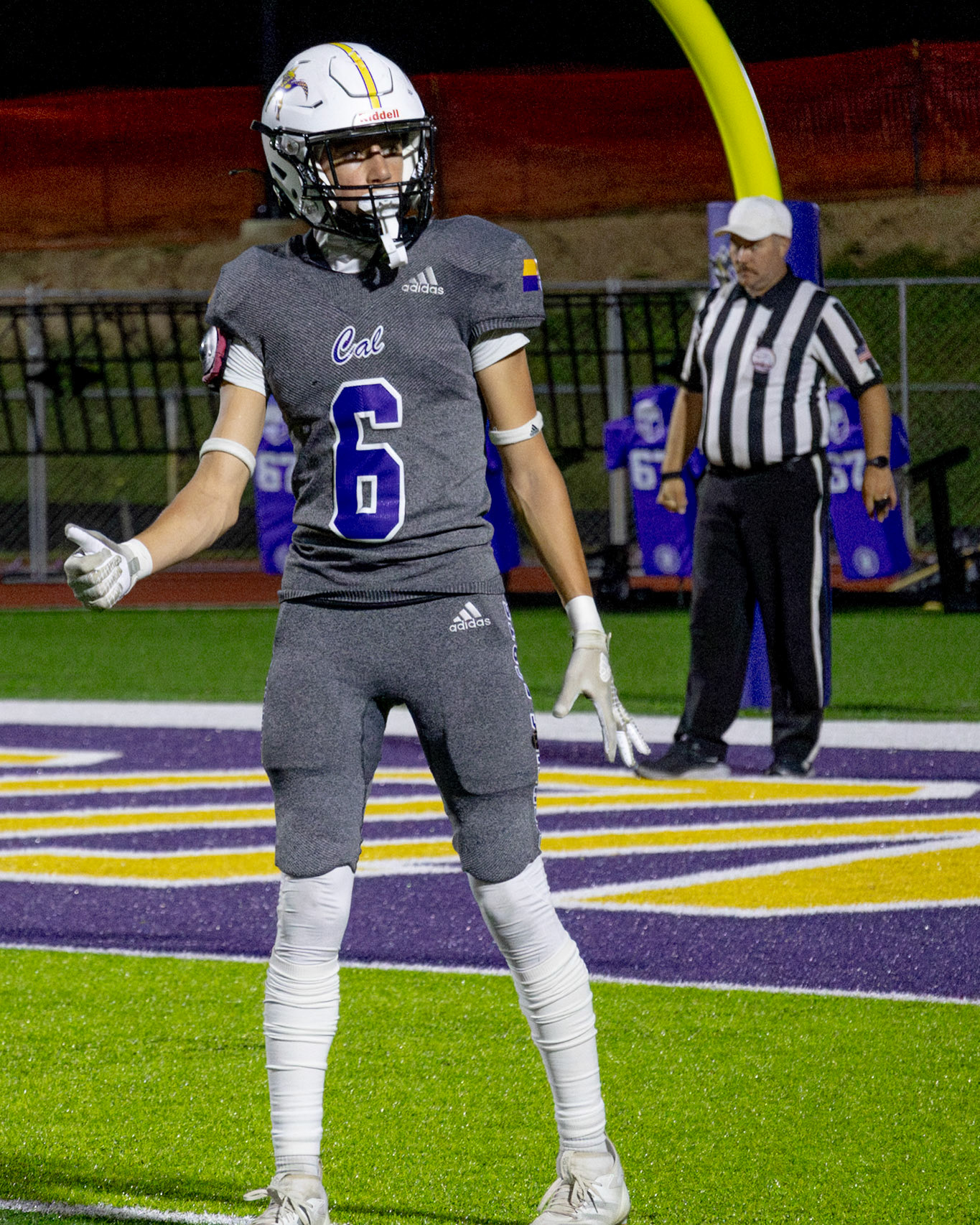 Escher Reeder is ready to bring the heat against Rockford. (Photo by Mariah Peterson)