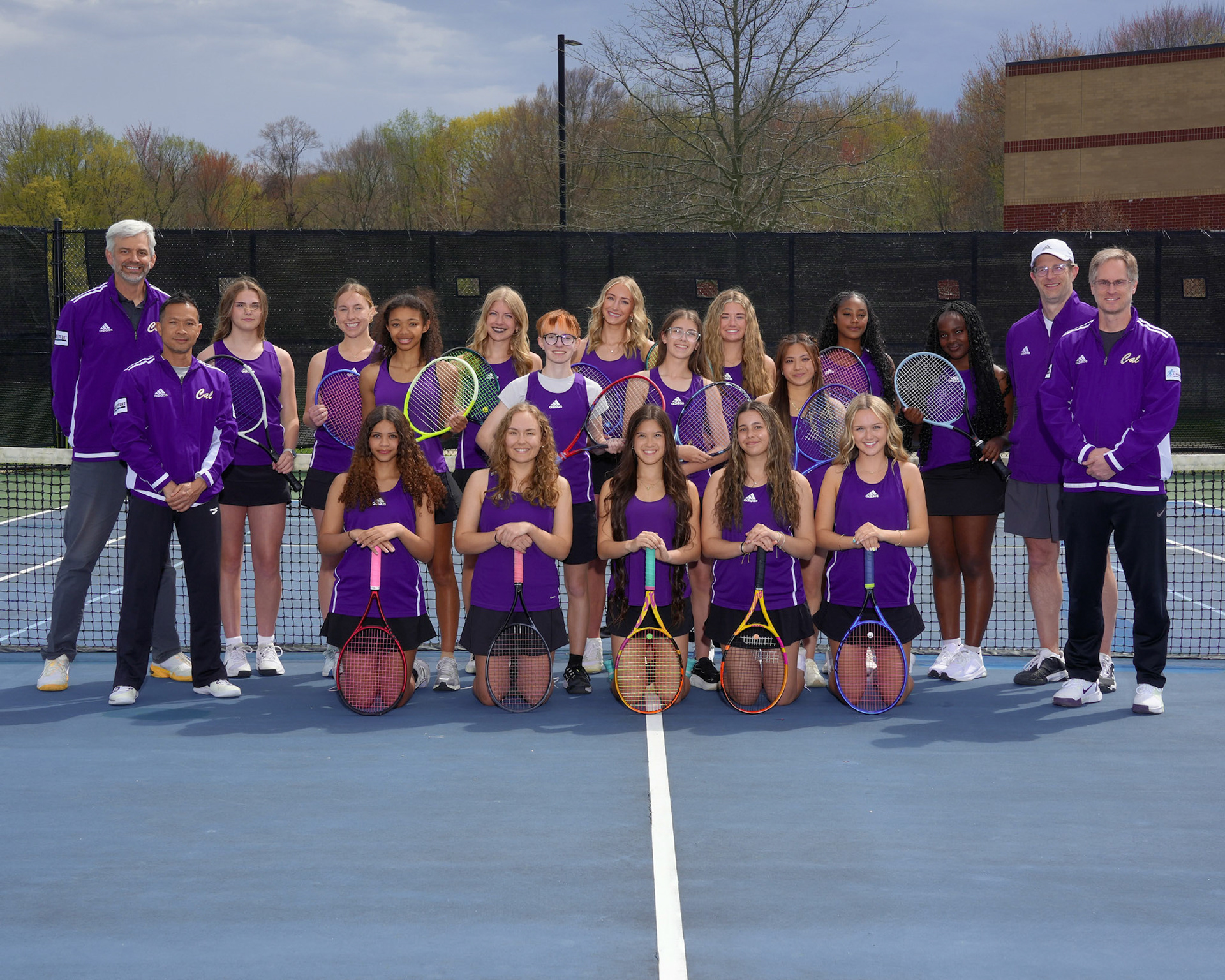 Varsity Girls Tennis (Photograph displayed with permission from Geskus Photography Inc.)