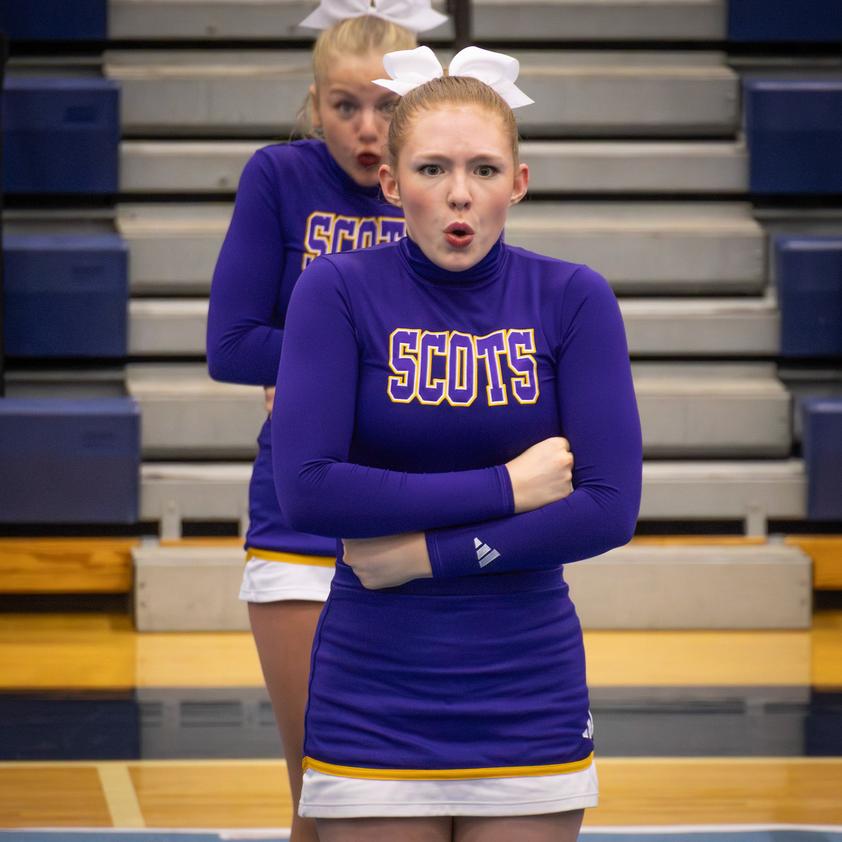 Abi Putnam’s passion for cheer shines. (Photo by Lilli Jackson)