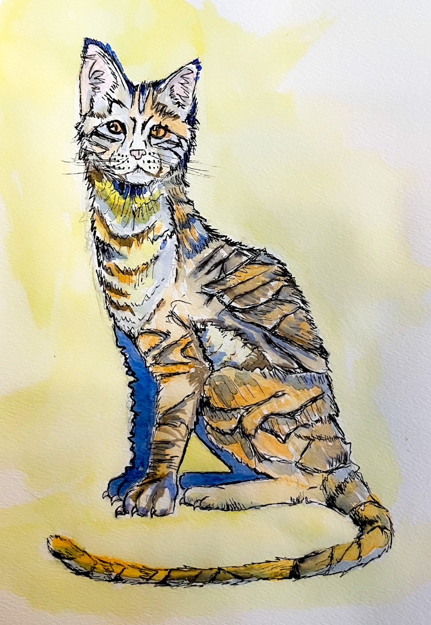 Ink &amp; Watercolor (Anna Homrich)