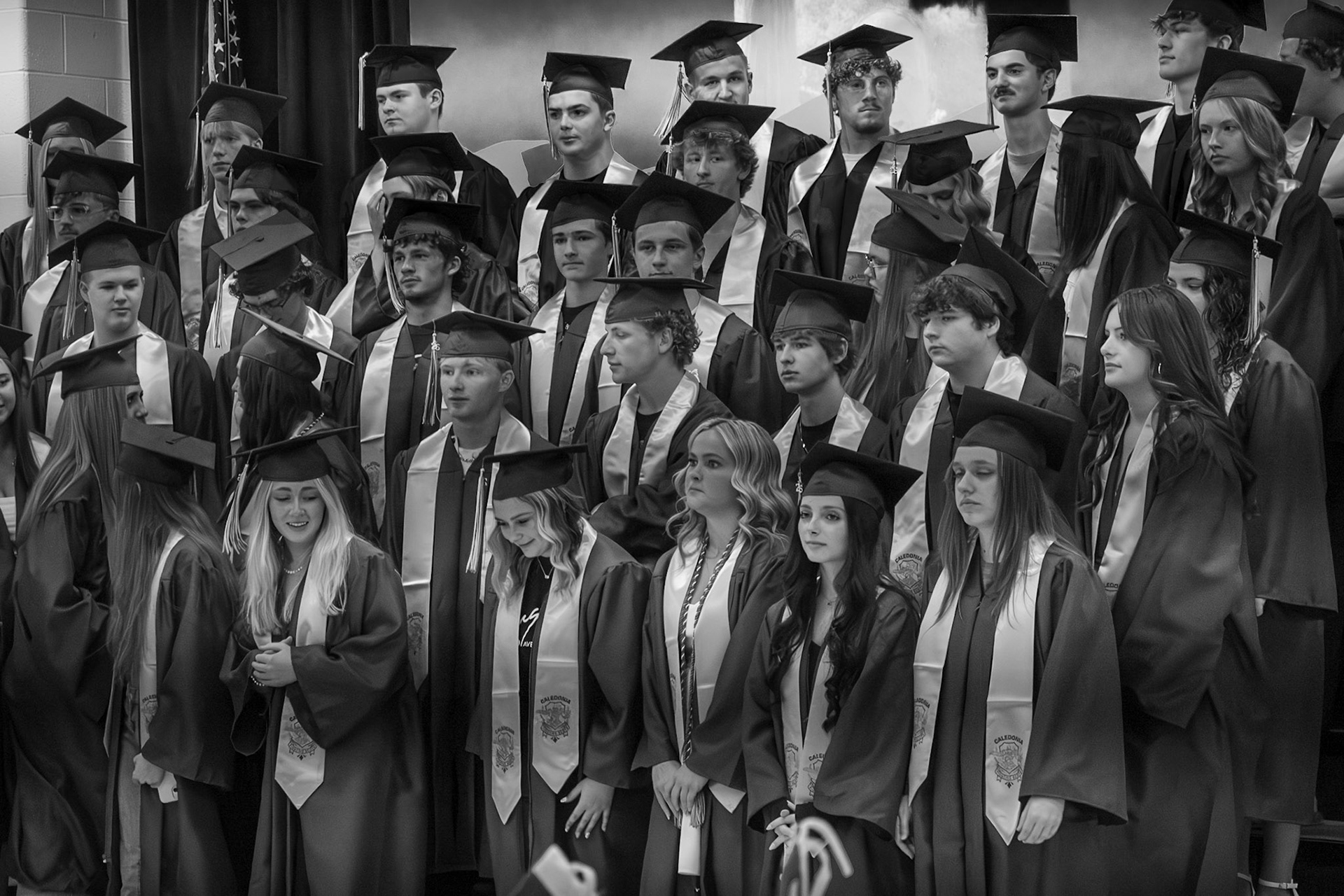 As graduates come together for one final sign along ( Photo taken by Jaylin Potter.)